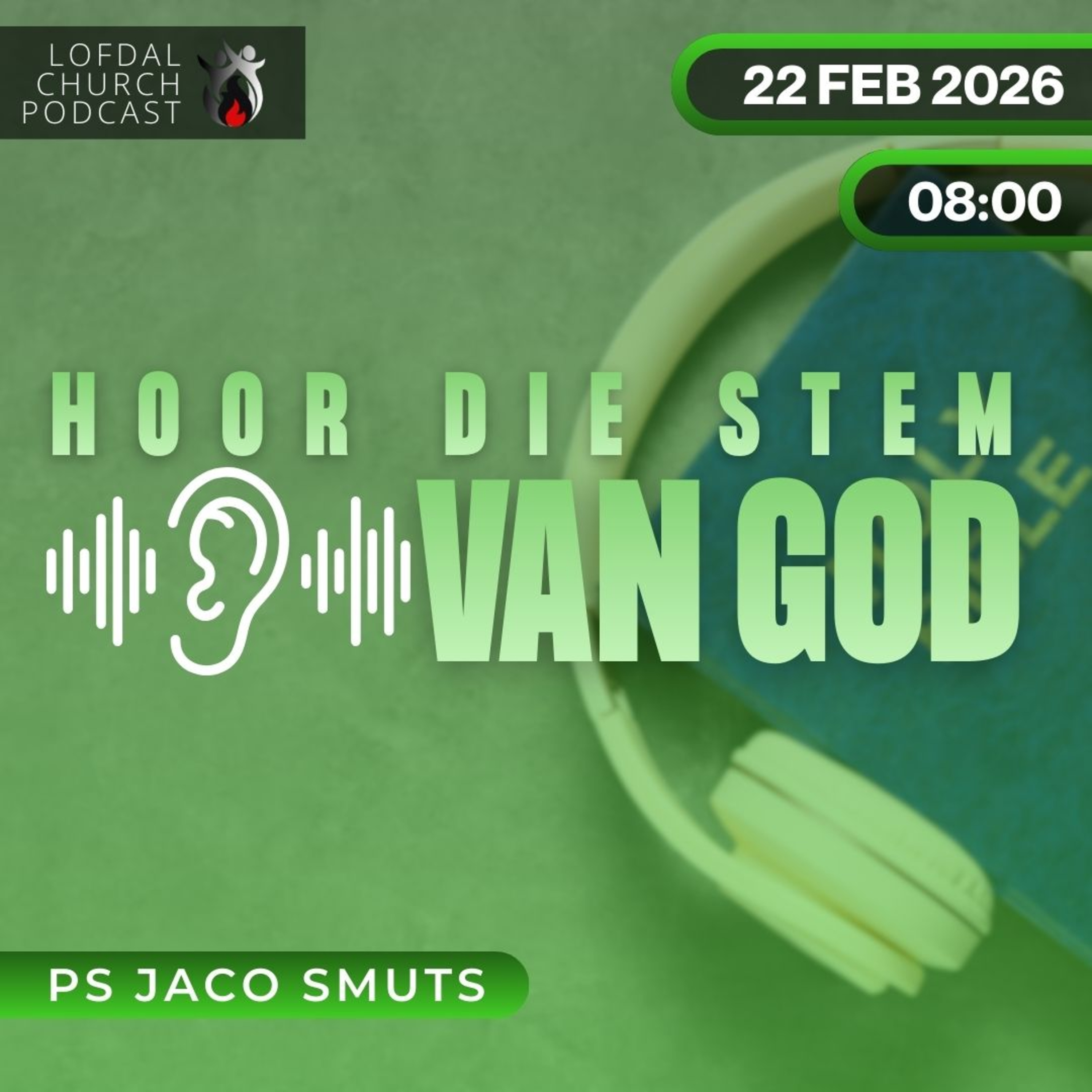 Sondag Oggenddiens | 22 Februarie 2026