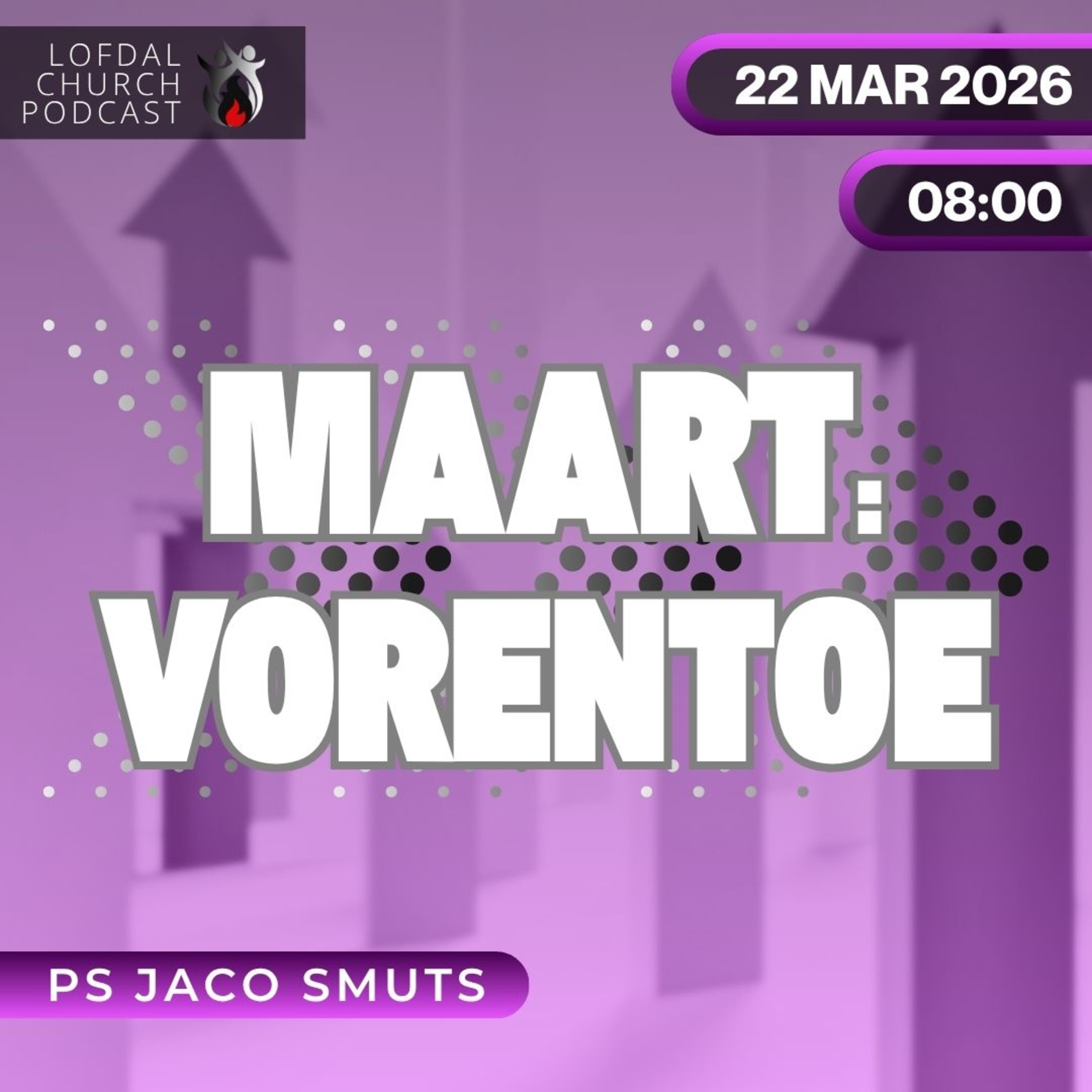 Sondag Oggenddiens | 22 Maart 2026