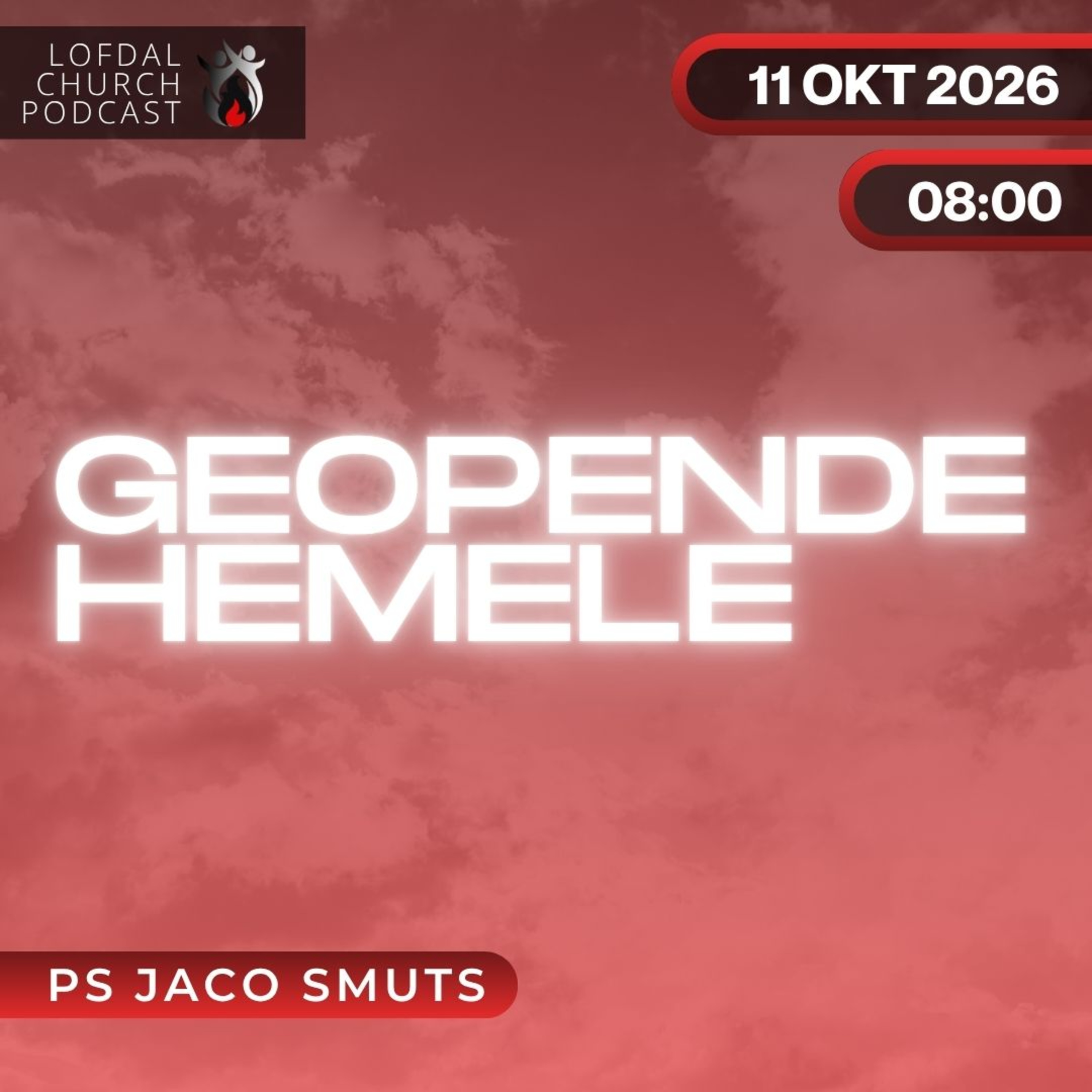 Sondag Oggenddiens | 11 Oktober 2026