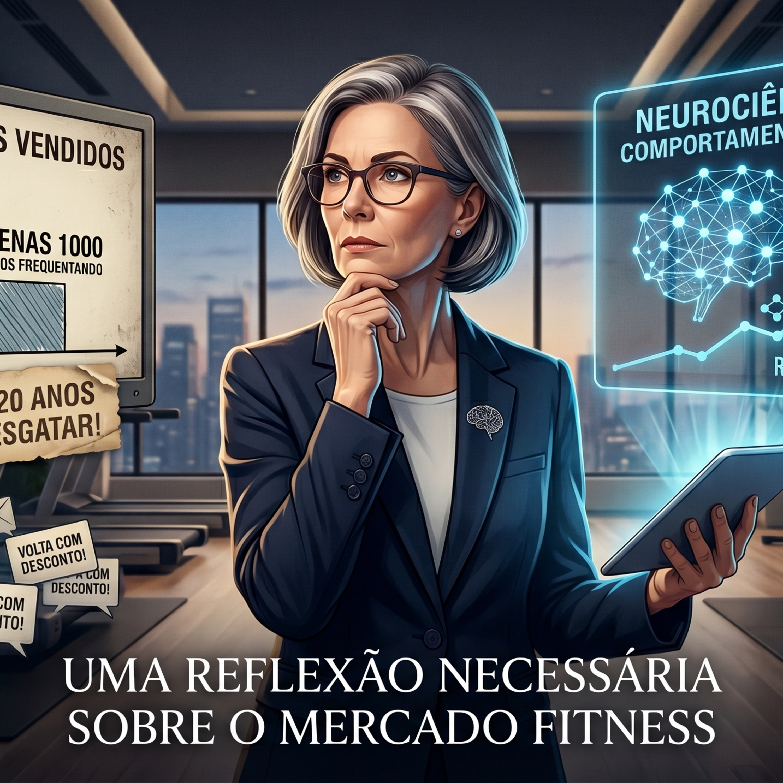 Chega de Ilusões. Por que o mercado fitness virou um cemitério de intenções? episode artwork