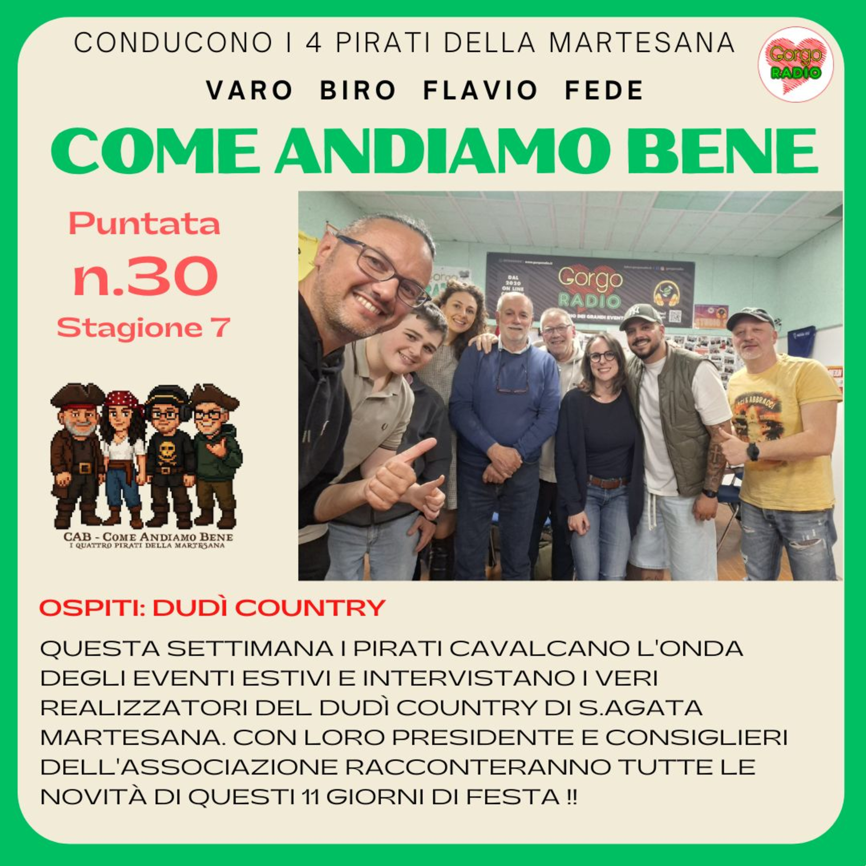 #CAB - Ospiti : Organizzatori del Dù Dì county - S7 - P30 episode artwork