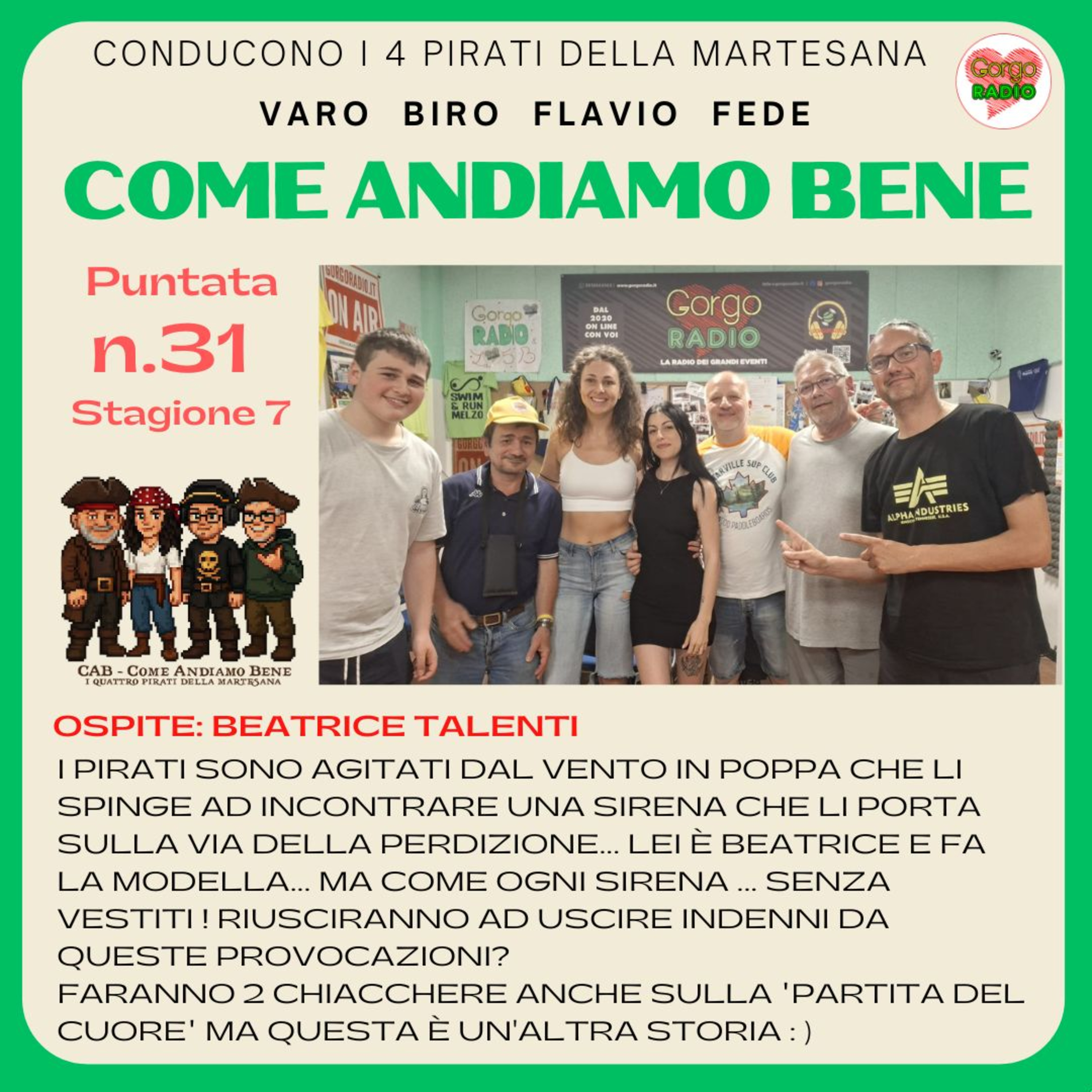 #CAB - Ospiti : Fotomodella di nudo Beatrice Talenti - S7 - P31 episode artwork