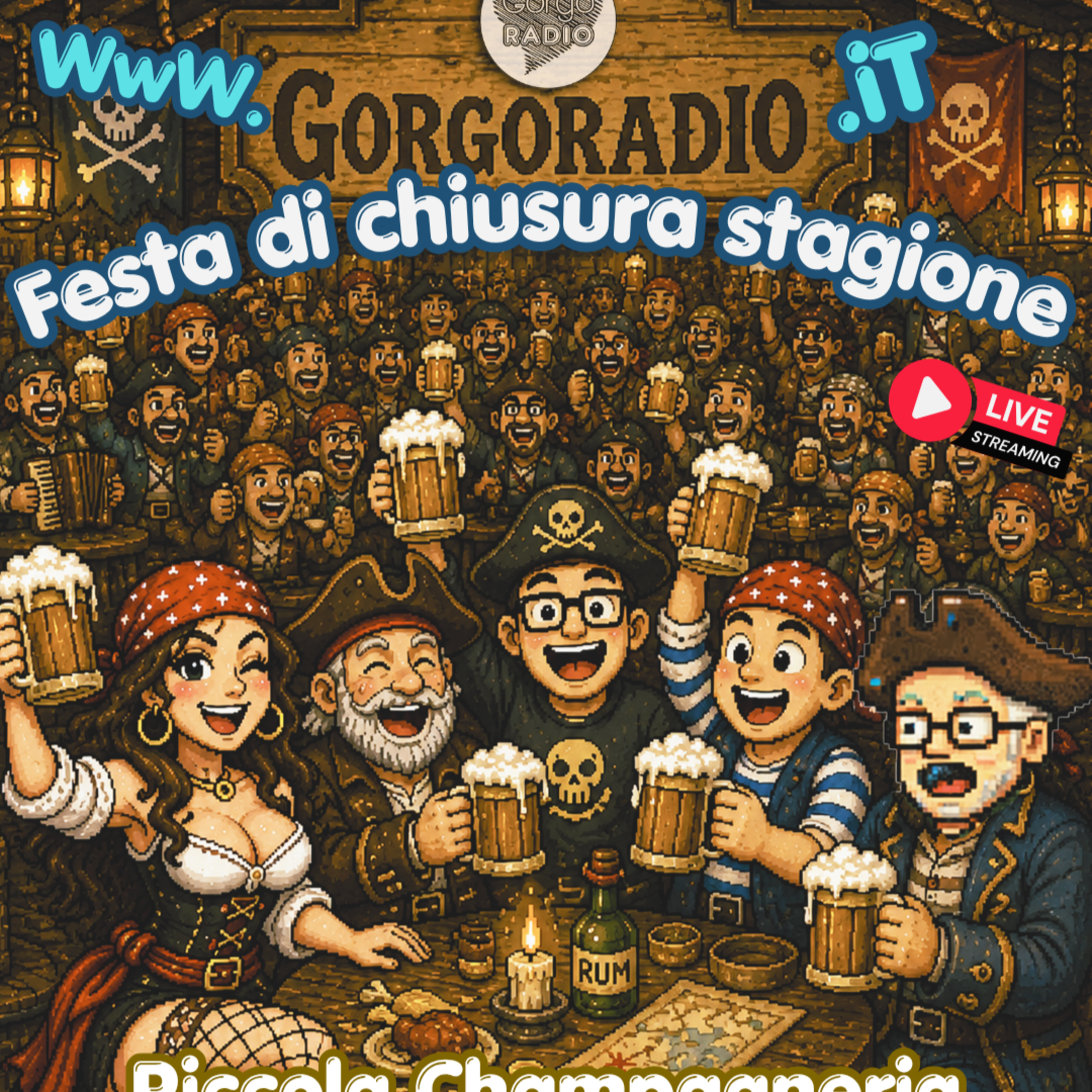 #CAB - Puntata LIVE di chiusura palinsesto 25-26 presso piccola Champagneria - S7 - P32 episode artwork