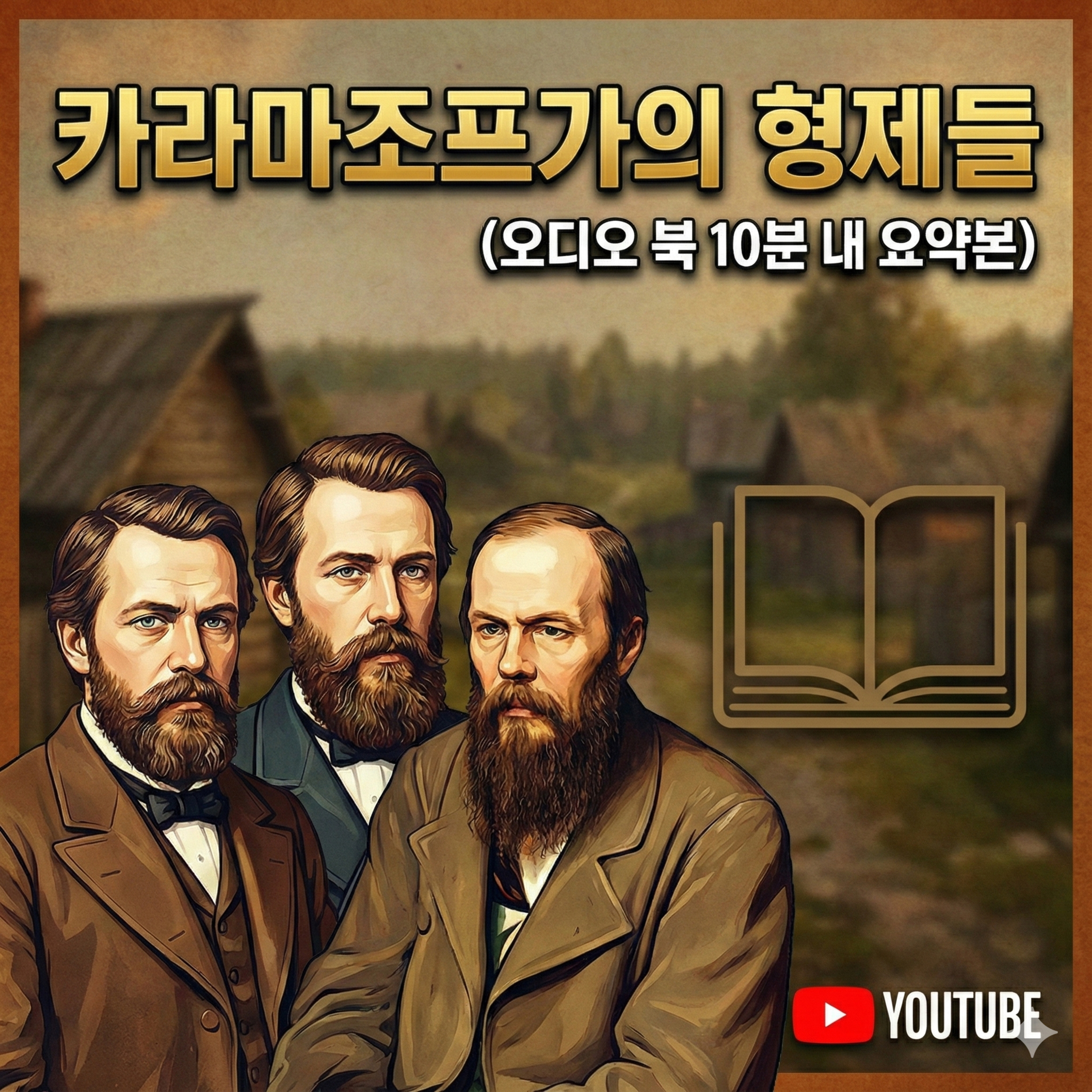 [고전 읽기] 도스토예프스키 최고의 걸작 10분 만에 듣기 - 카라마조프가의 형제들