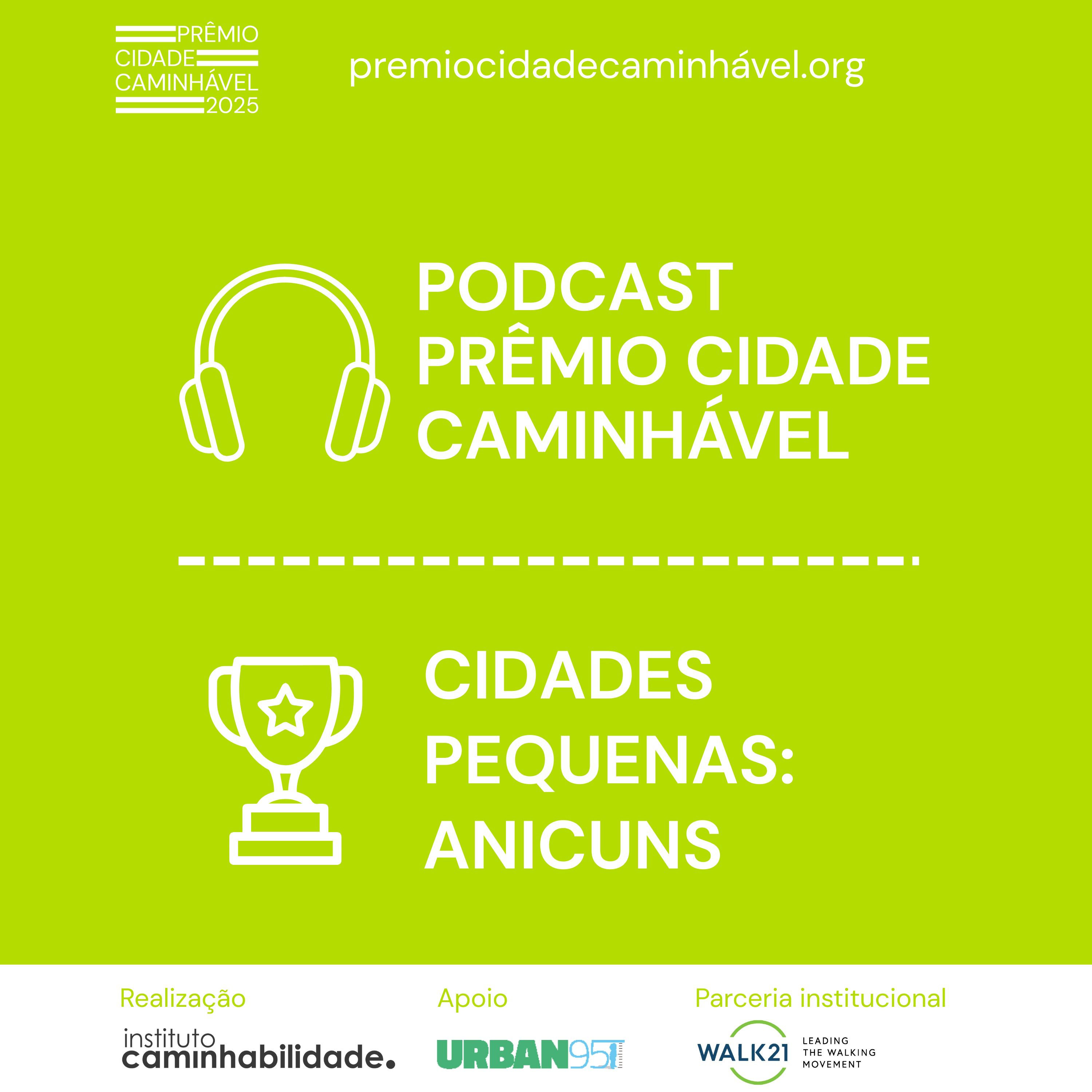 #1 Prêmio Cidade Caminhável 2025 - Escola em Movimento, Anicuns (GO) episode artwork