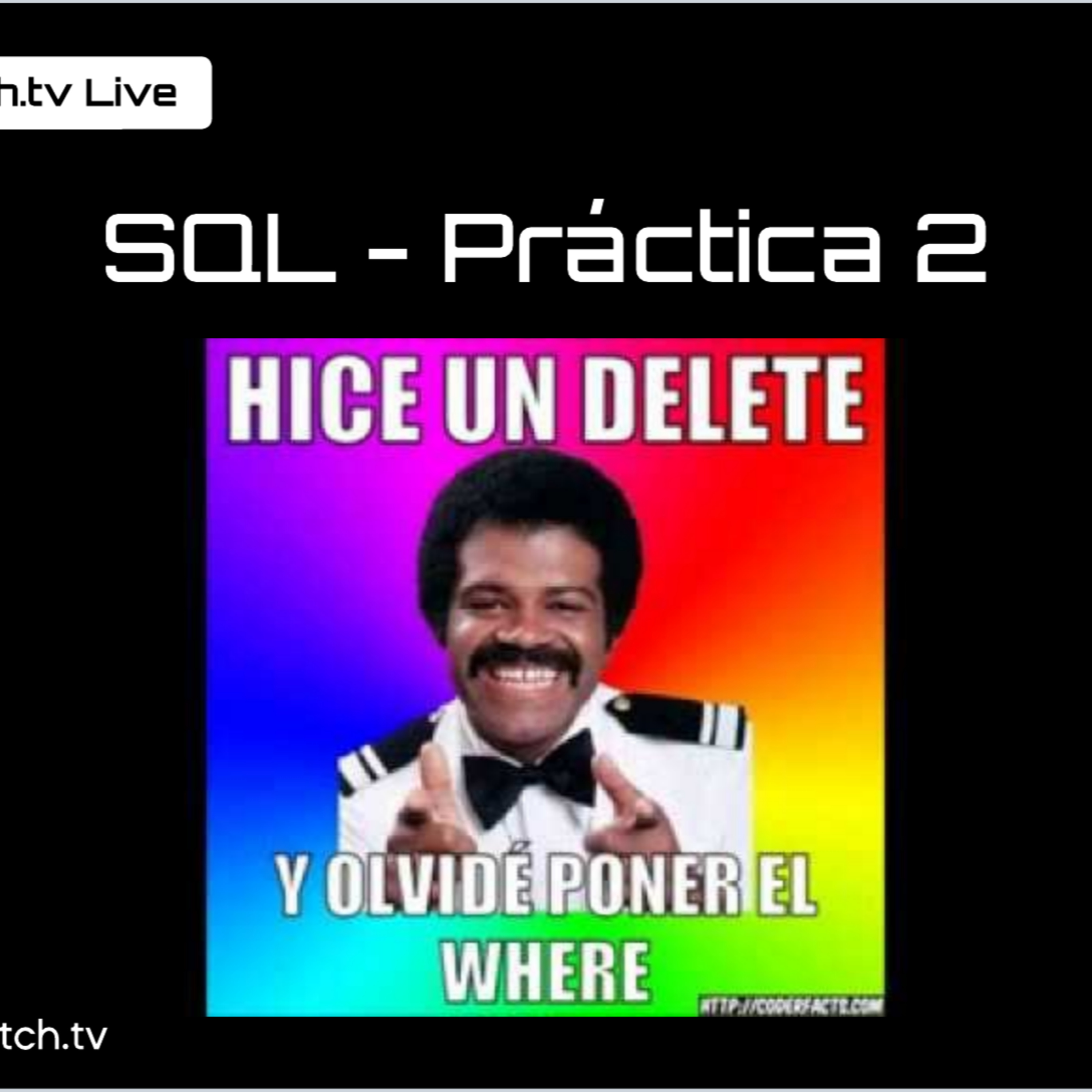 SQL - Práctica 2 episode artwork