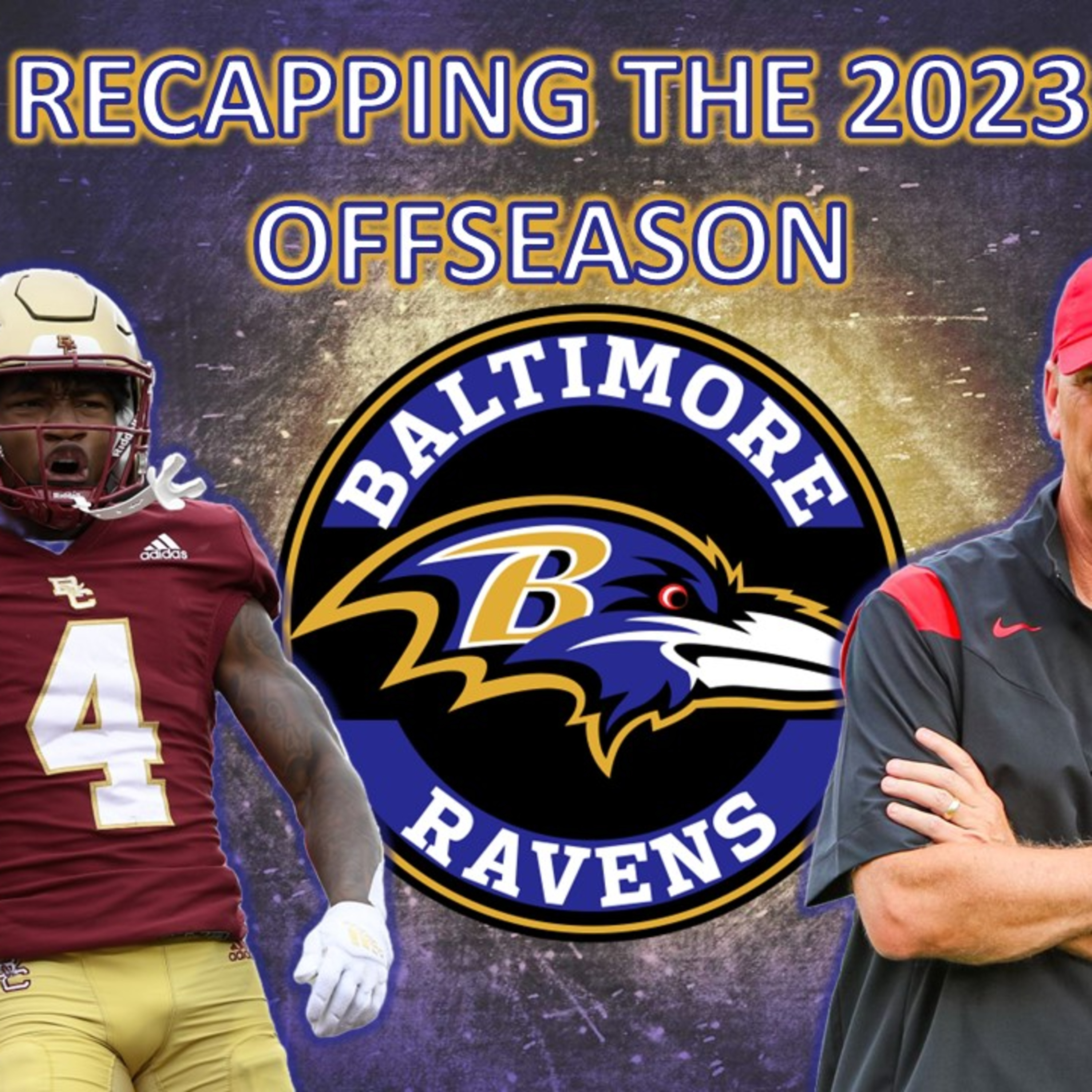 2023 Ep. 91 Todd Monkin and Lamar Jackson, What Happens Next? Dale LOVES this Baltimore Raven in 2023 episode artwork
