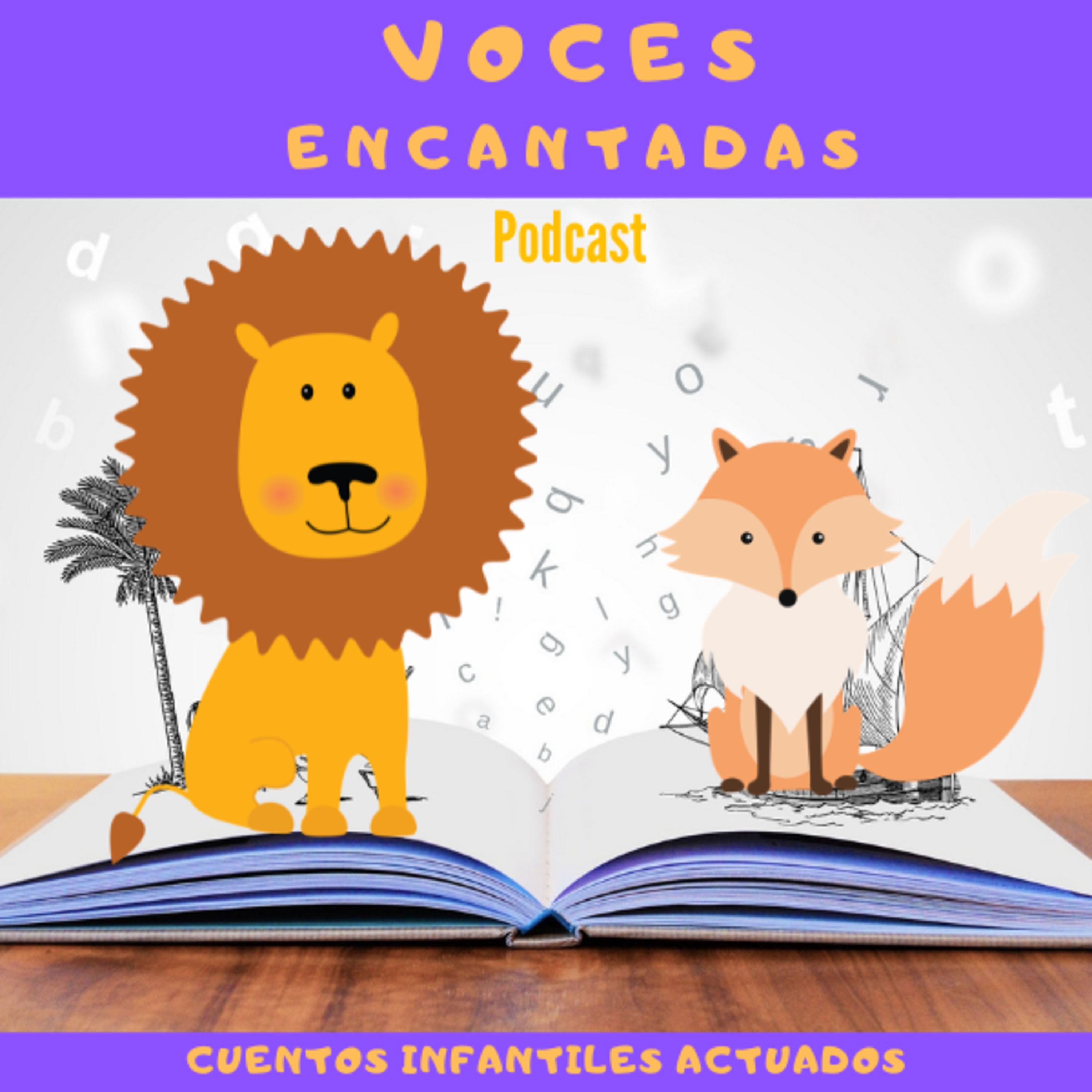 T5E7 León, zorra, ratón y ciervo | En el parque