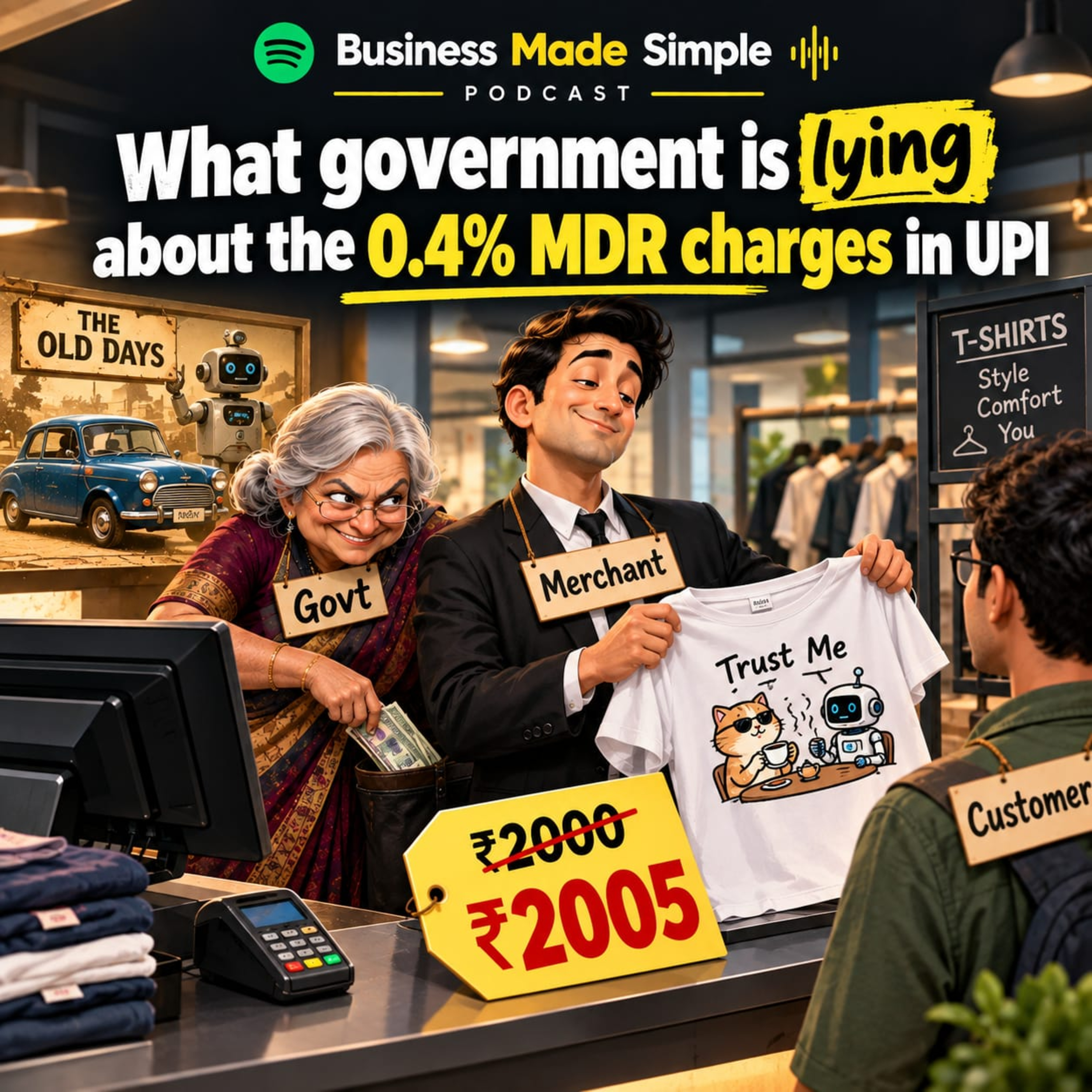 ☕ C1E62 - 0.4% Merchant Discount Rate Charges Explained | Tea Kada Benchu