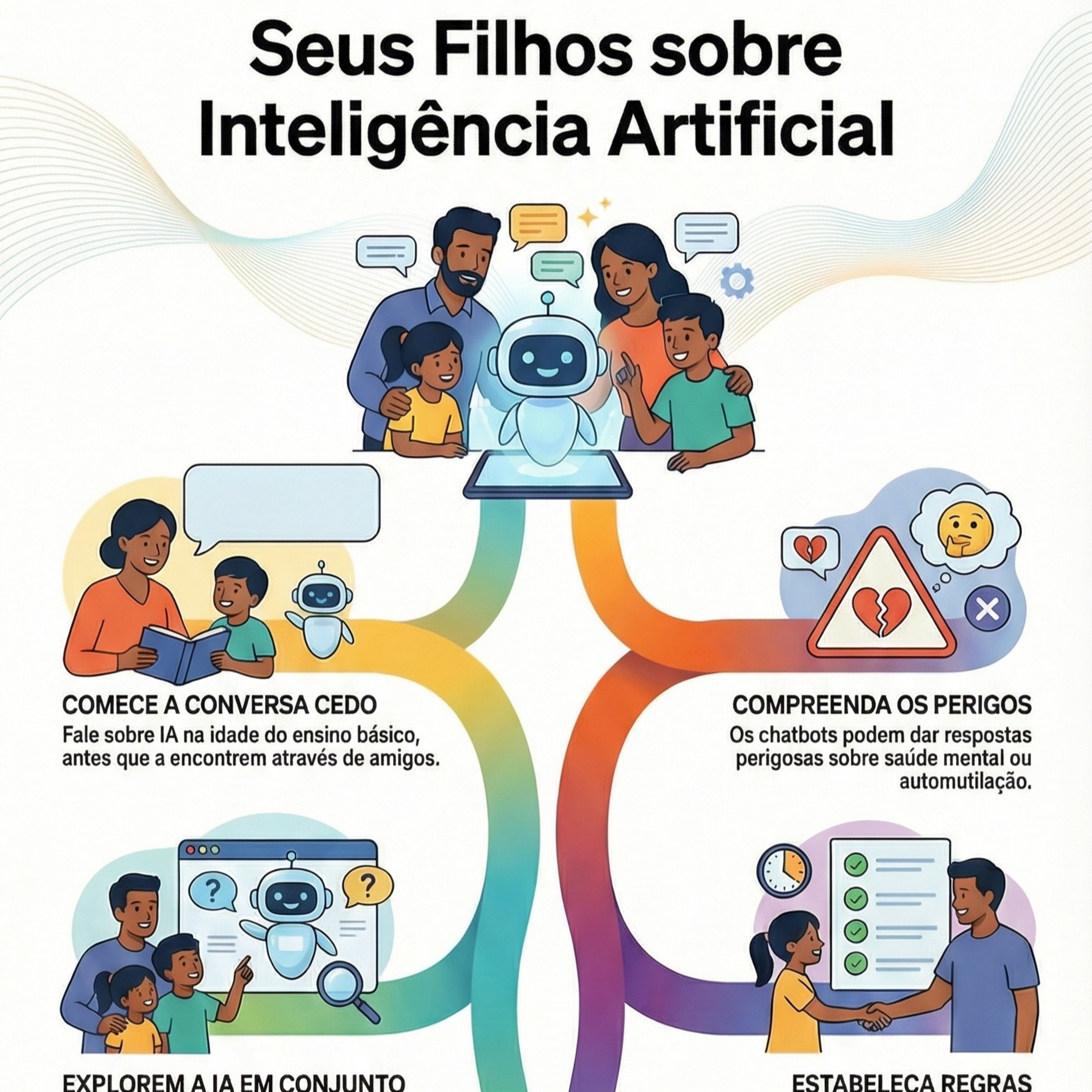 Como falar com o seu filho adolescente sobre IA