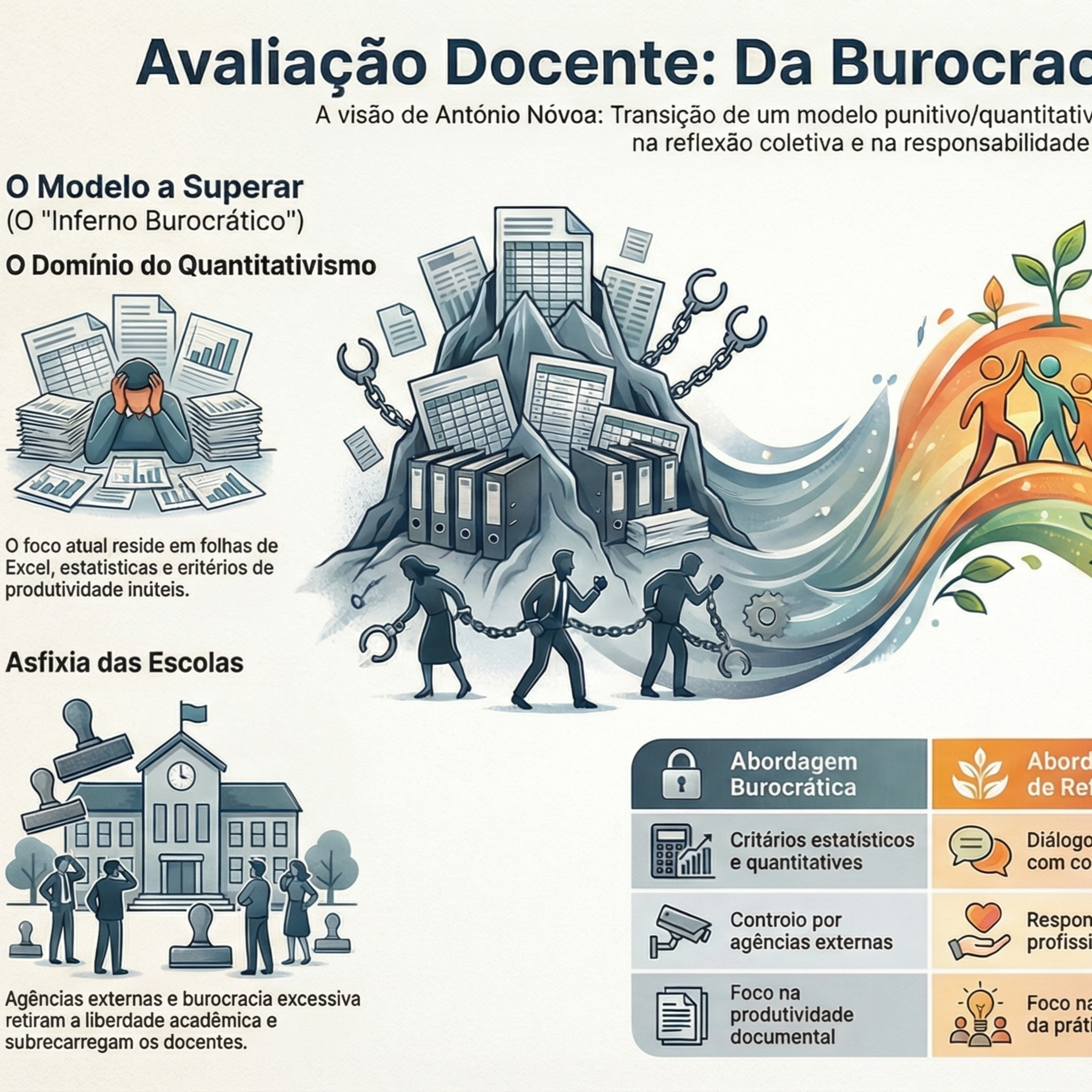 Professores reféns das grelhas de Excel | António Nóvoa