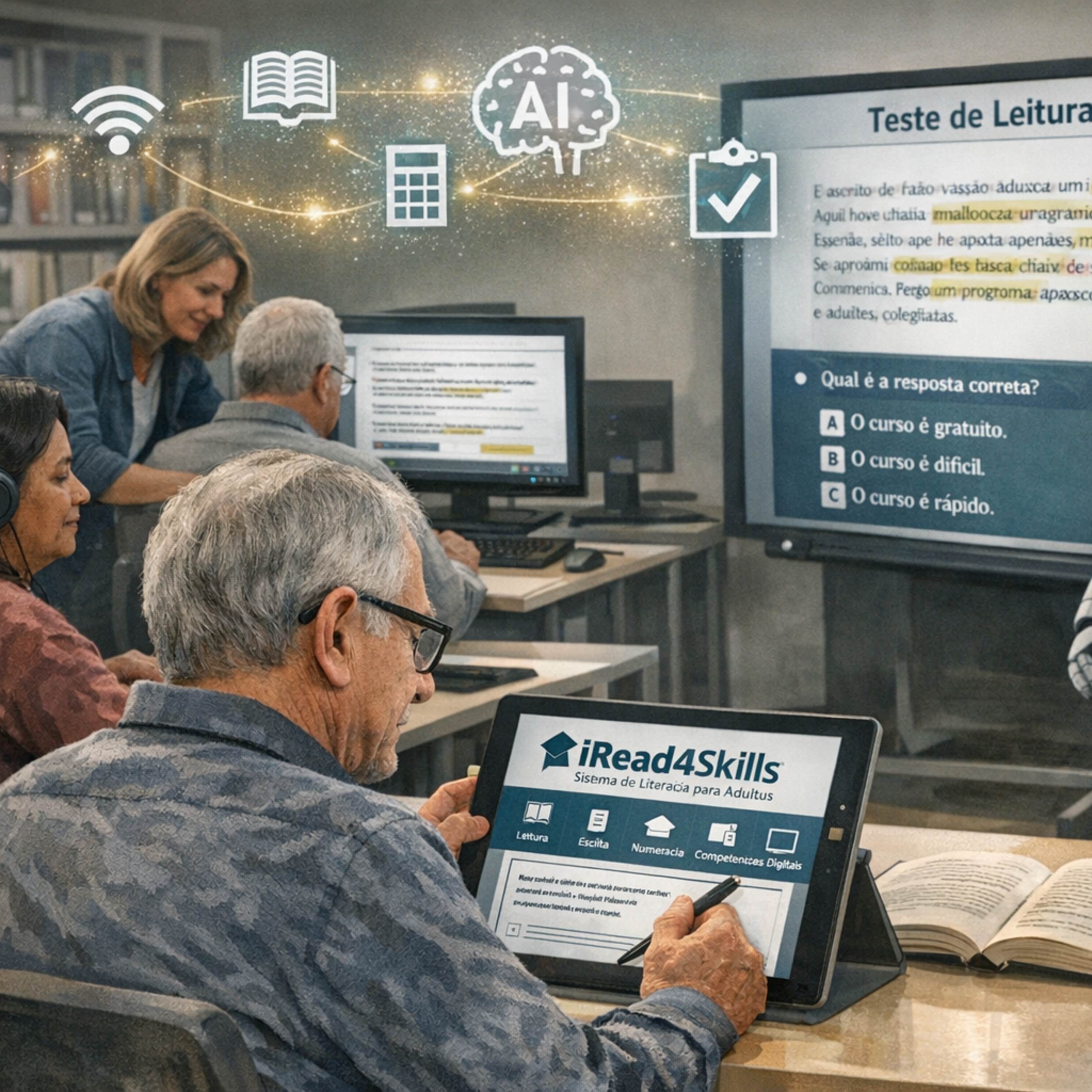 IA contra a crise silenciosa da literacia | iRead4Skills