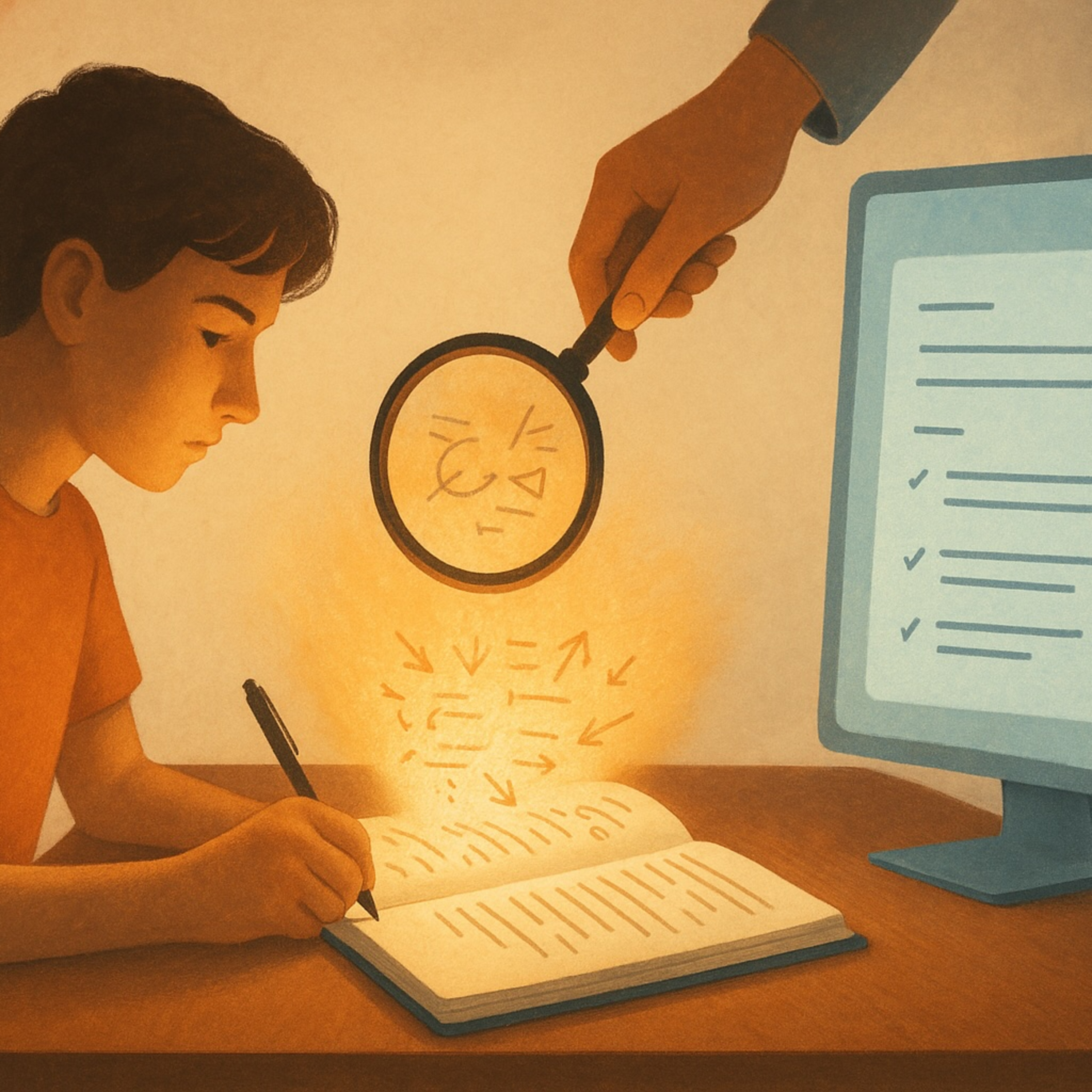 Avaliar o pensamento para além do texto