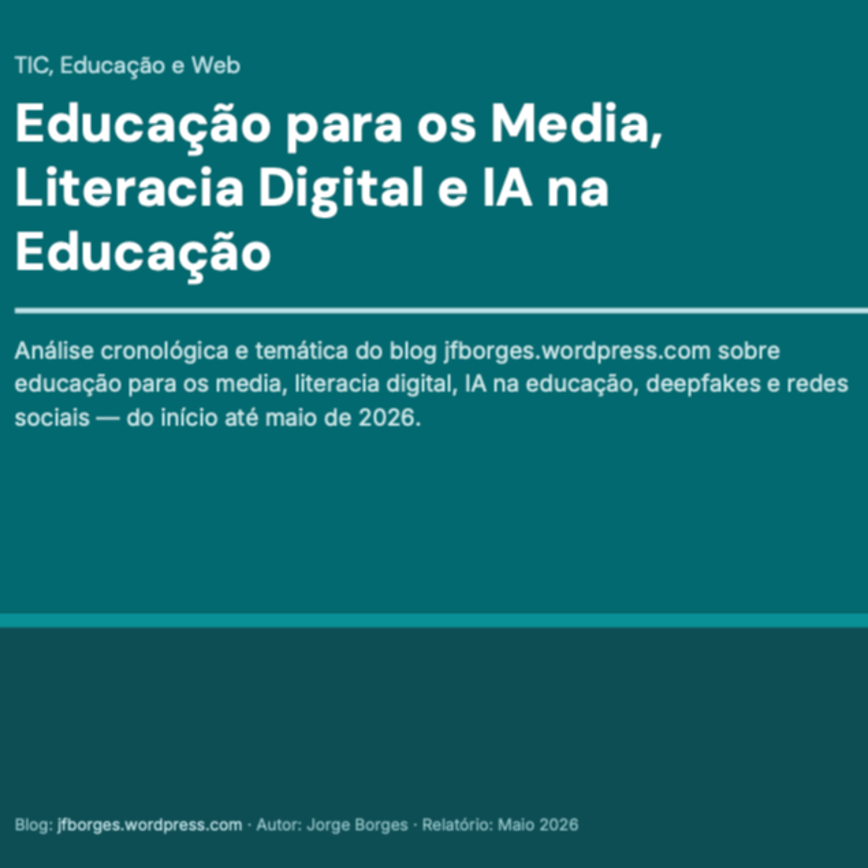 Educação e IA: Fronteiras da Literacia Digital (2020–2026)