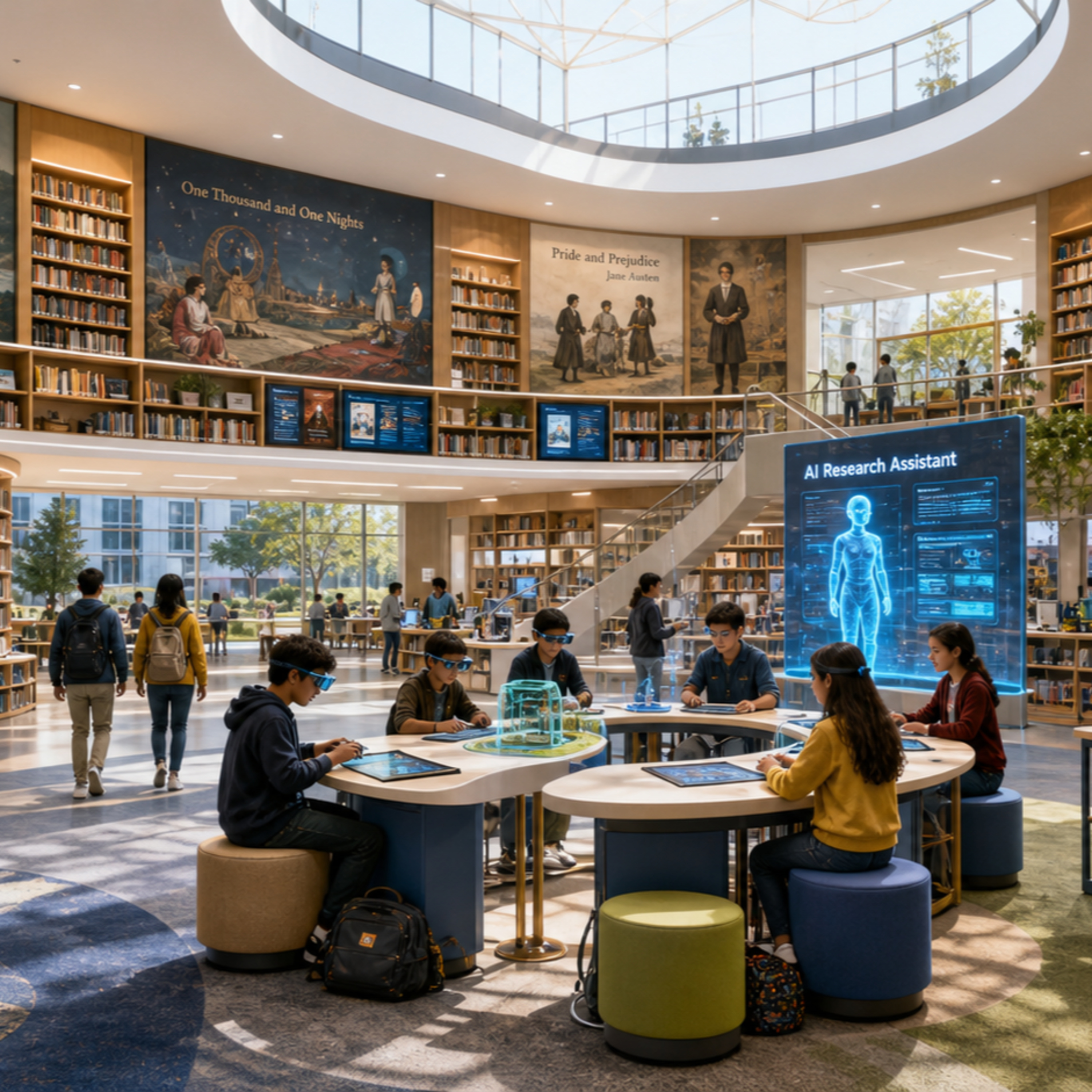 Bibliotecas escolares agora são laboratórios de IA