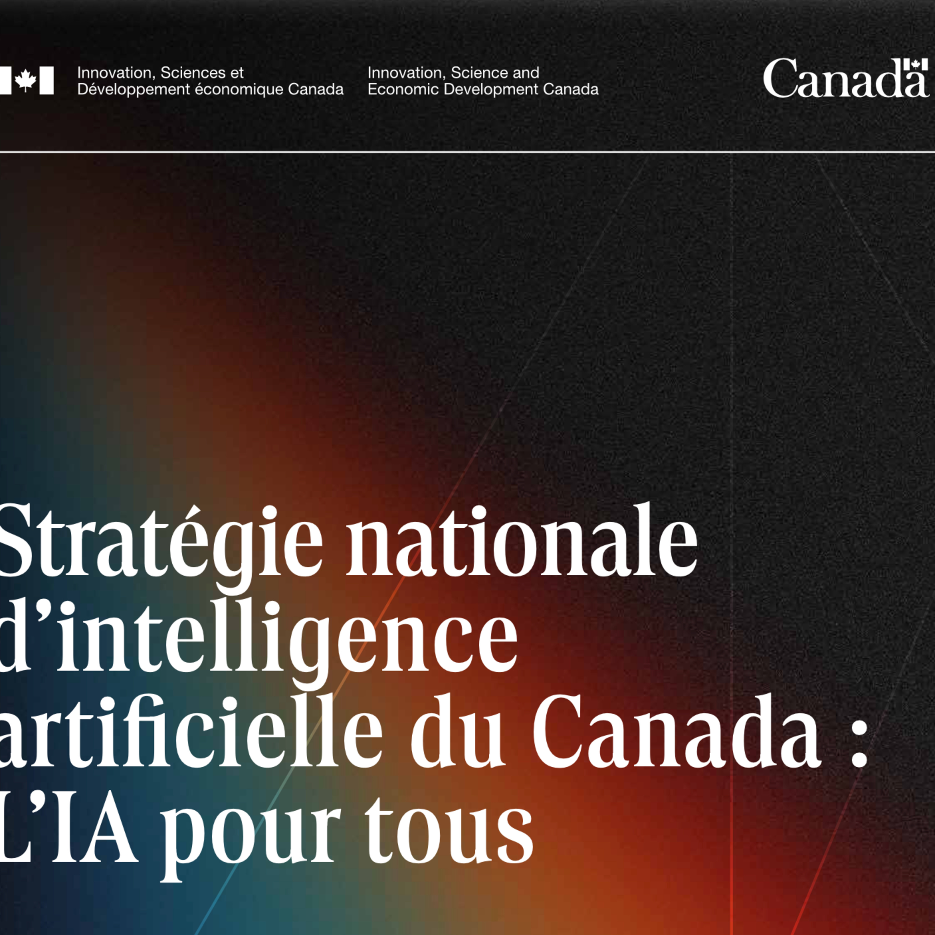 Estratégia Nacional de Inteligência Artificial do Canadá: IA para Todos episode artwork