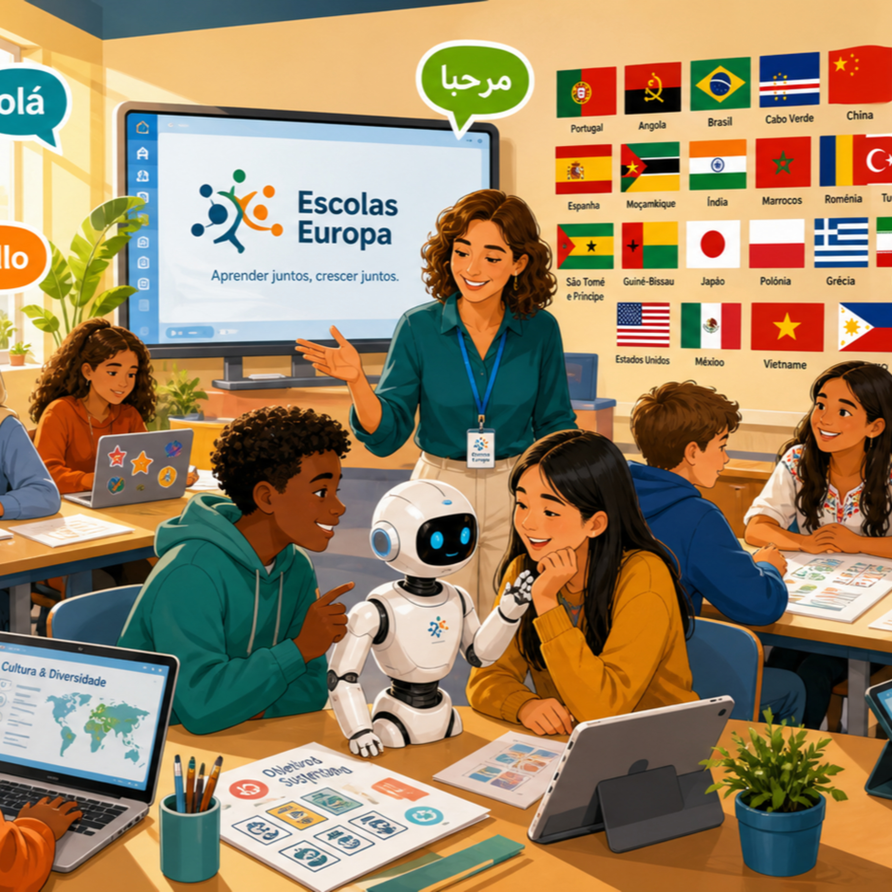 Uma escola com 22 nacionalidades: o retrato português de uma rede europeia pela inclusão digital episode artwork