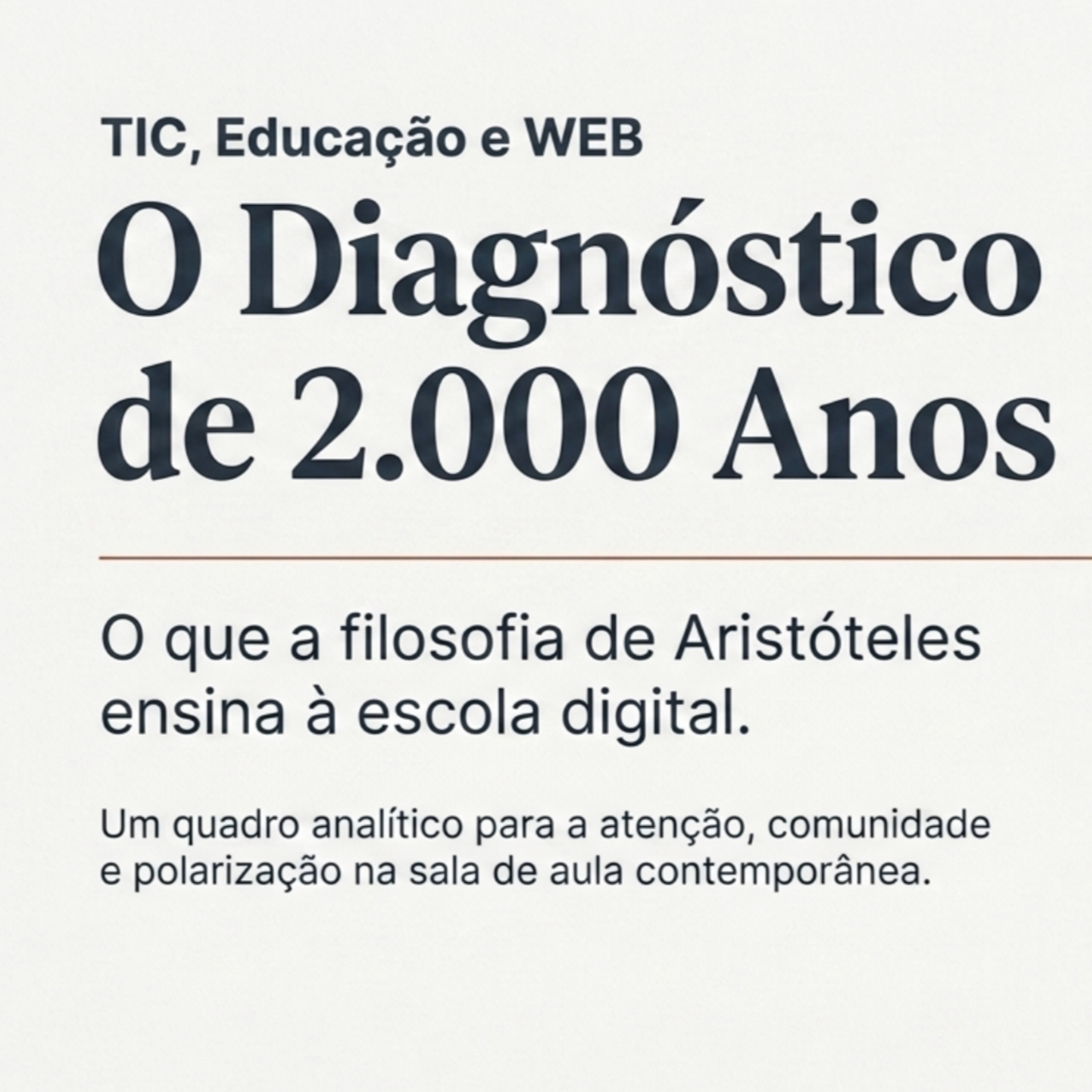 Aristóteles contra o esgotamento digital episode artwork