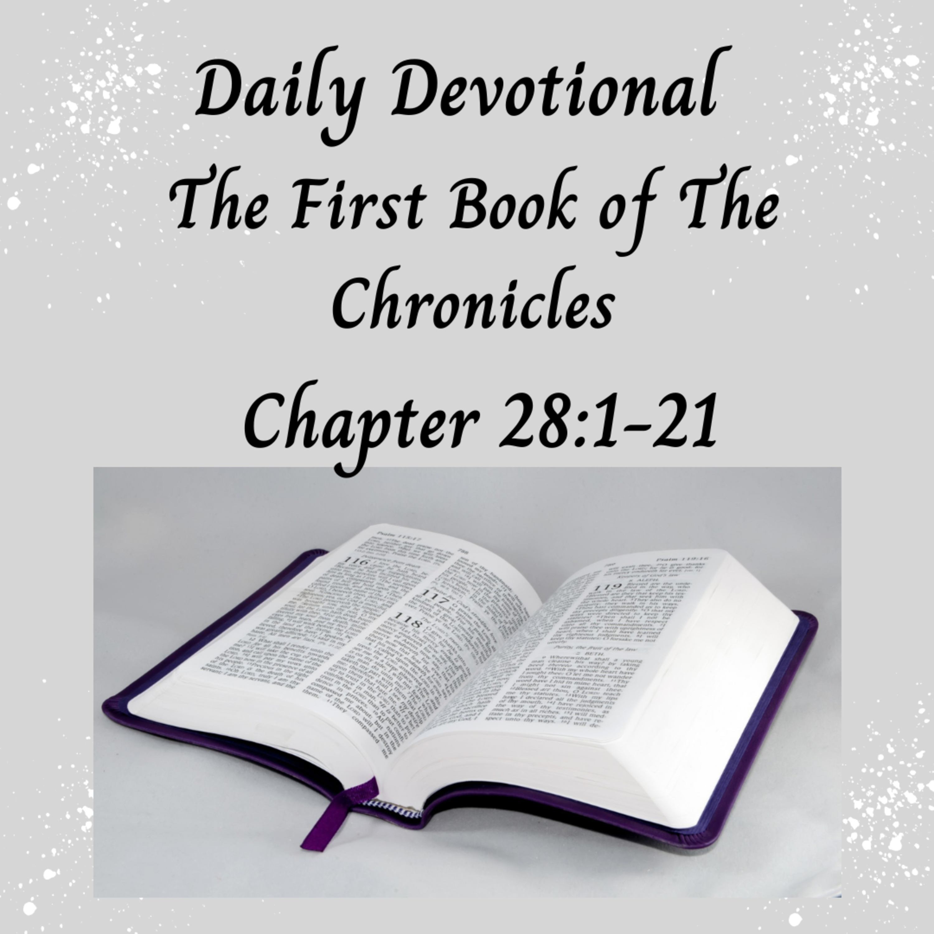 Daily Devotional - I Chronicles 28:1-21 - Instructions for the Temple episode artwork