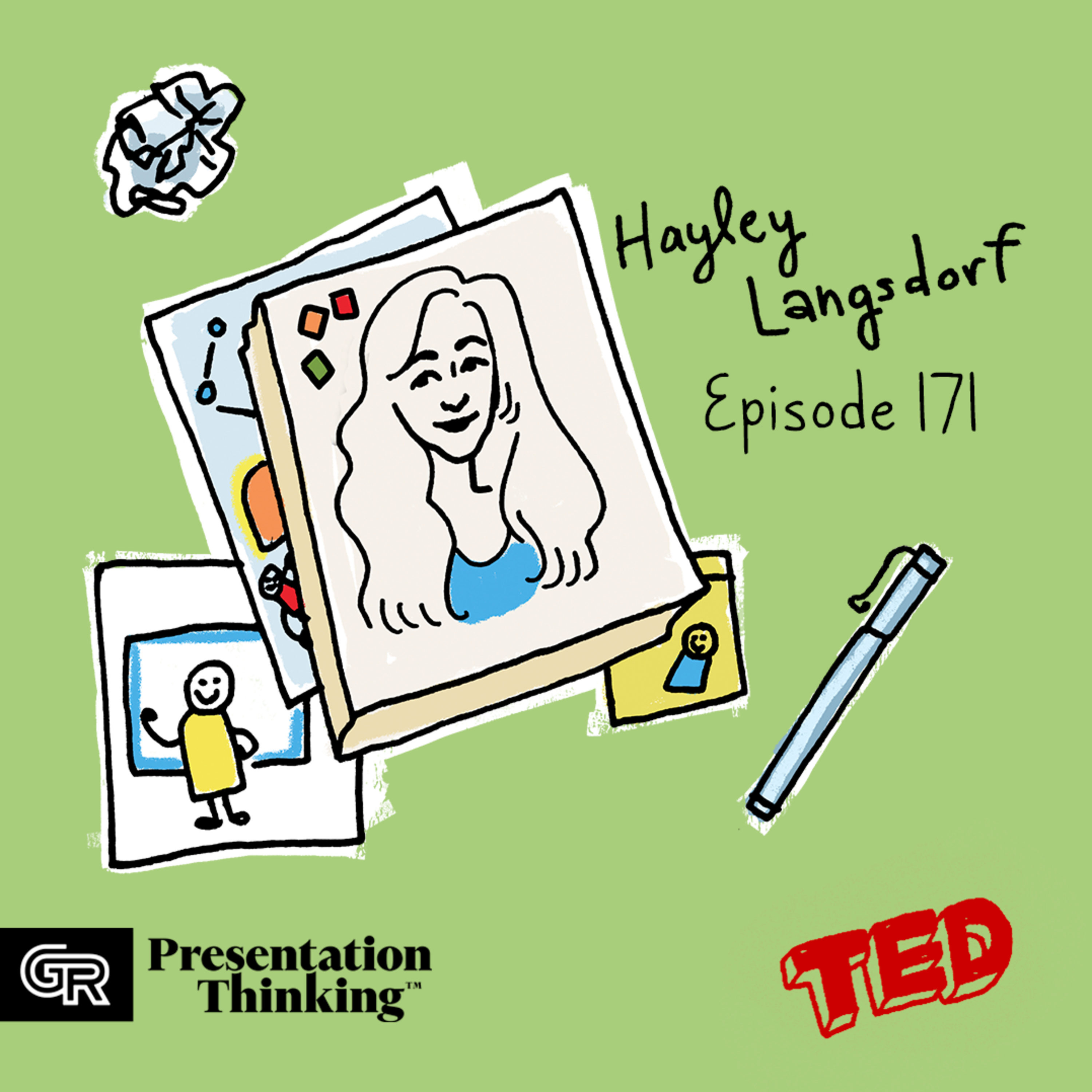 #171. TED Talkin’: Hayley Langsdorf on the power of doodling during meetings episode artwork