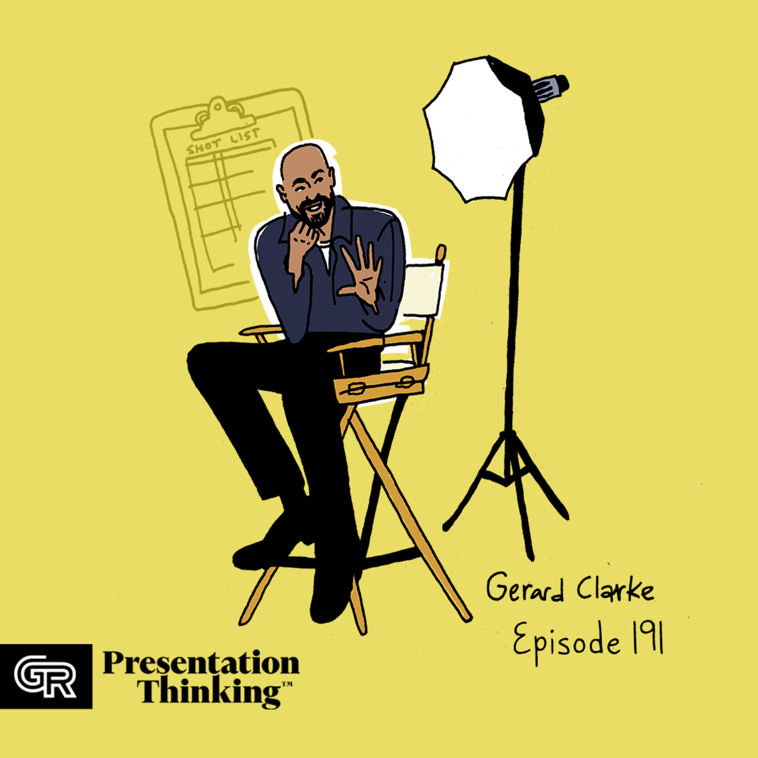 #191. Filmmaker Gerard Clarke on creating visual stories worth telling (and selling) episode artwork