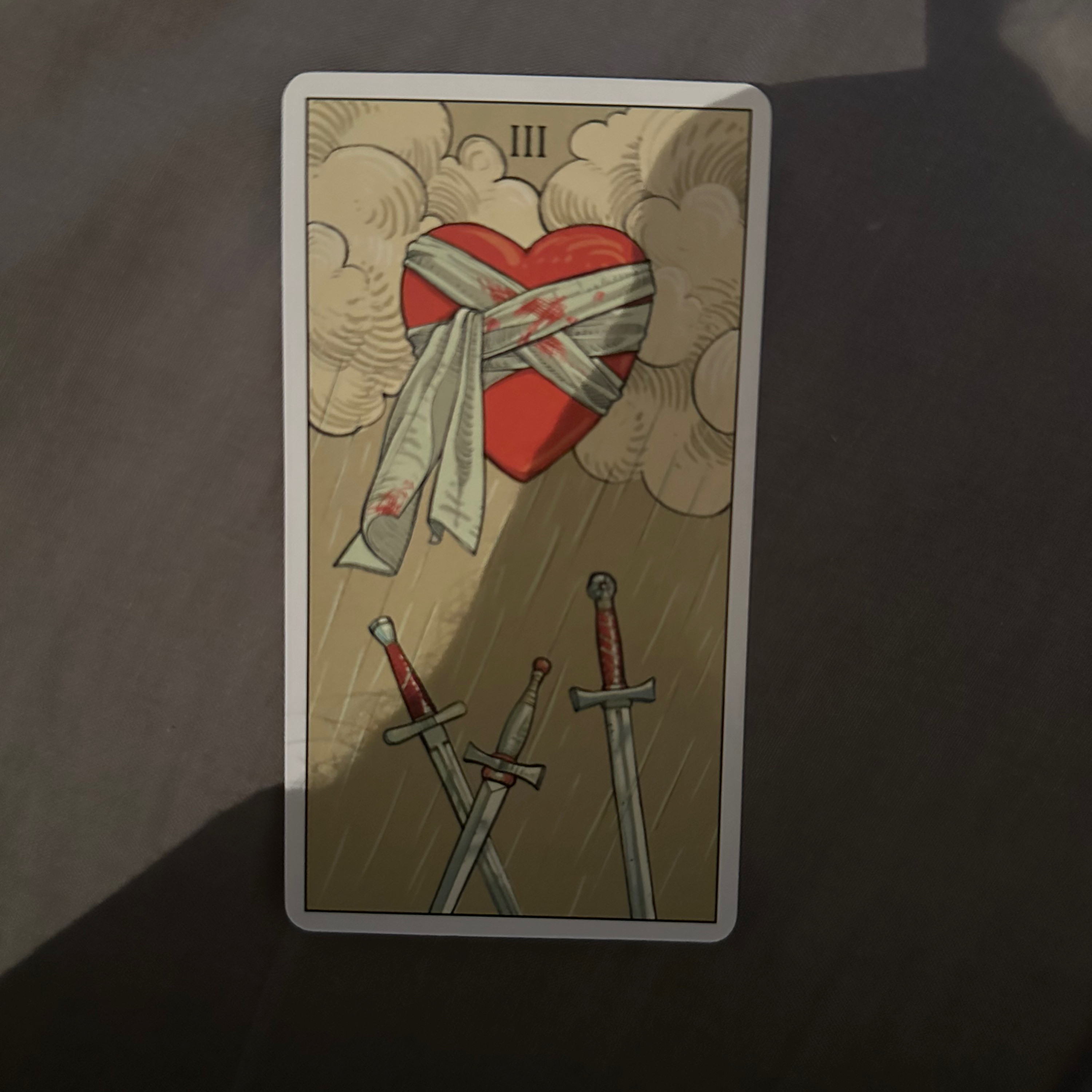 Daily card reading ~ 3 of Swords