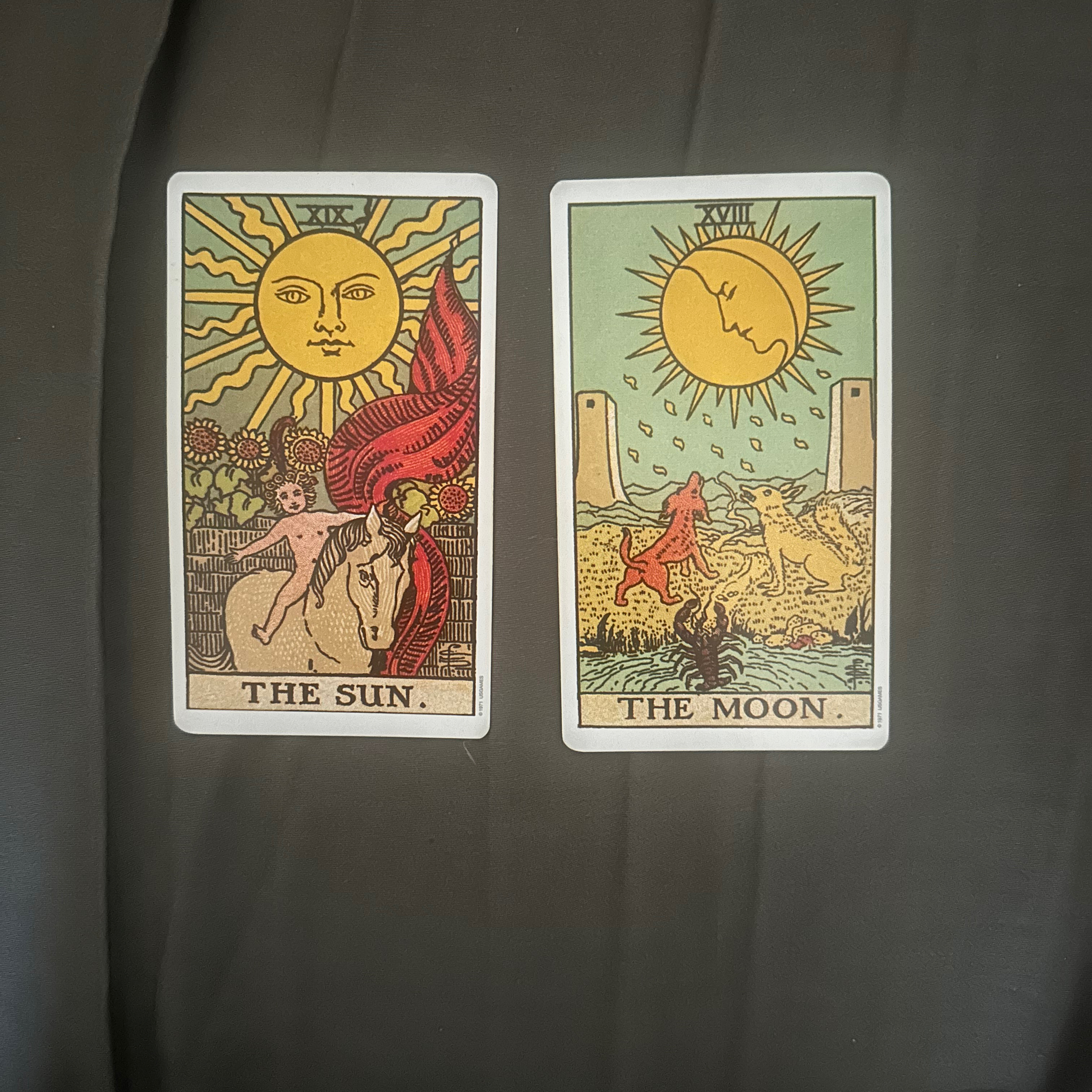 Daily card reading ~ 2 card reading ~ The Sun & The Moon episode artwork
