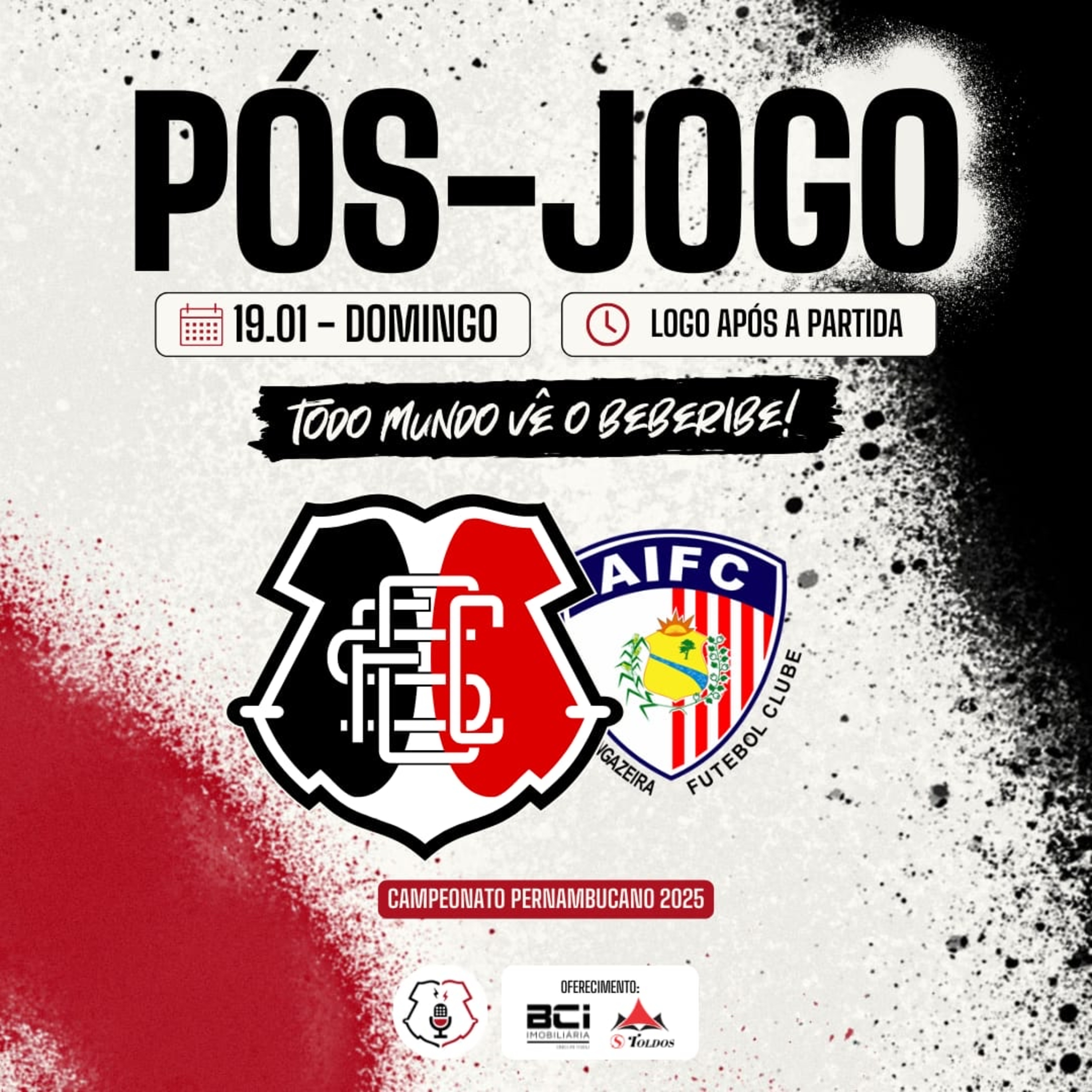 #514 - BEBERIBE PÓS-JOGO - SANTA CRUZ 2 X 0 AFOGADOS - 3ª RODADA PE25 episode artwork