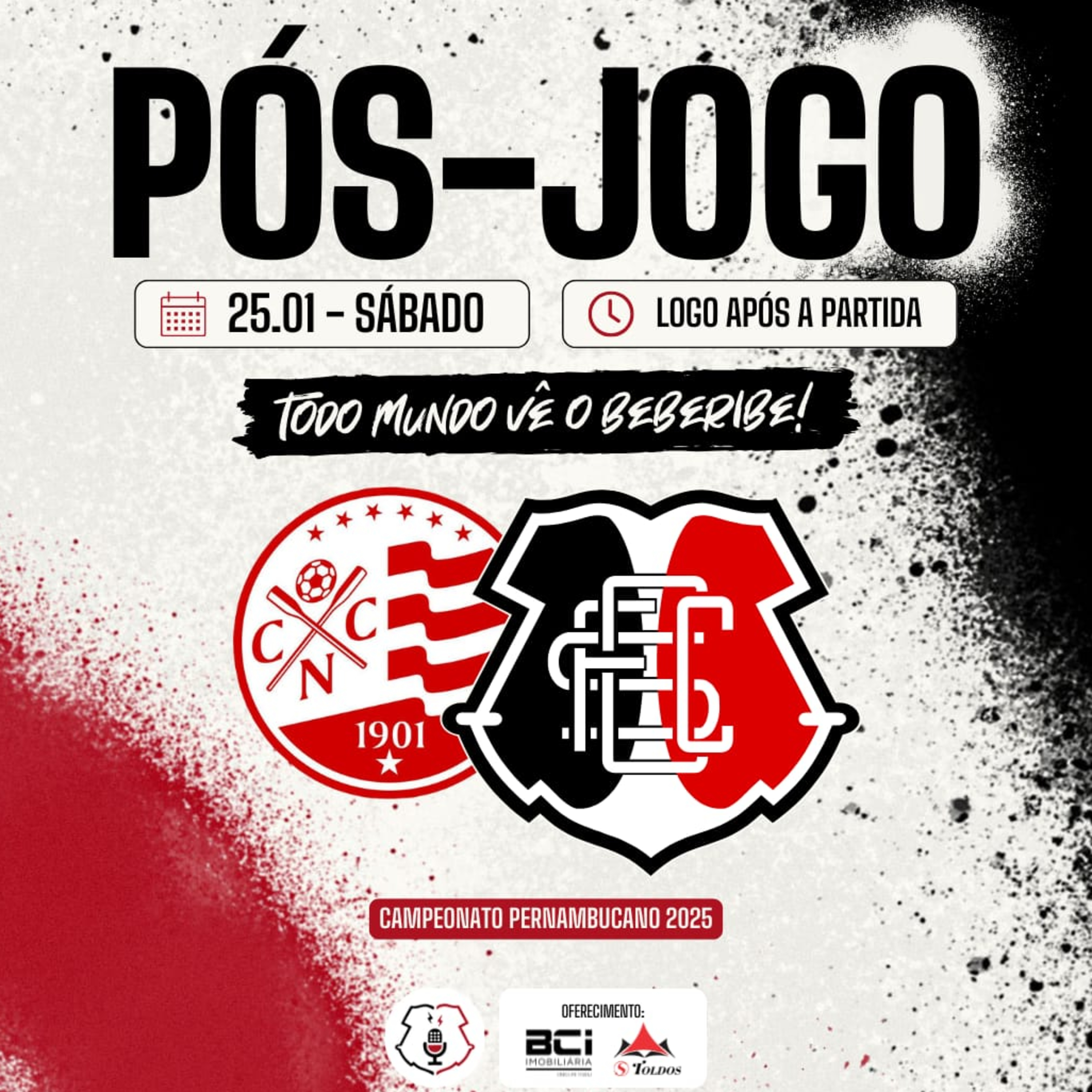 #518 - PÓS-JOGO DO BEBERIBE - NÁUTICO X SANTA CRUZ - CAMP. PE 2024 episode artwork