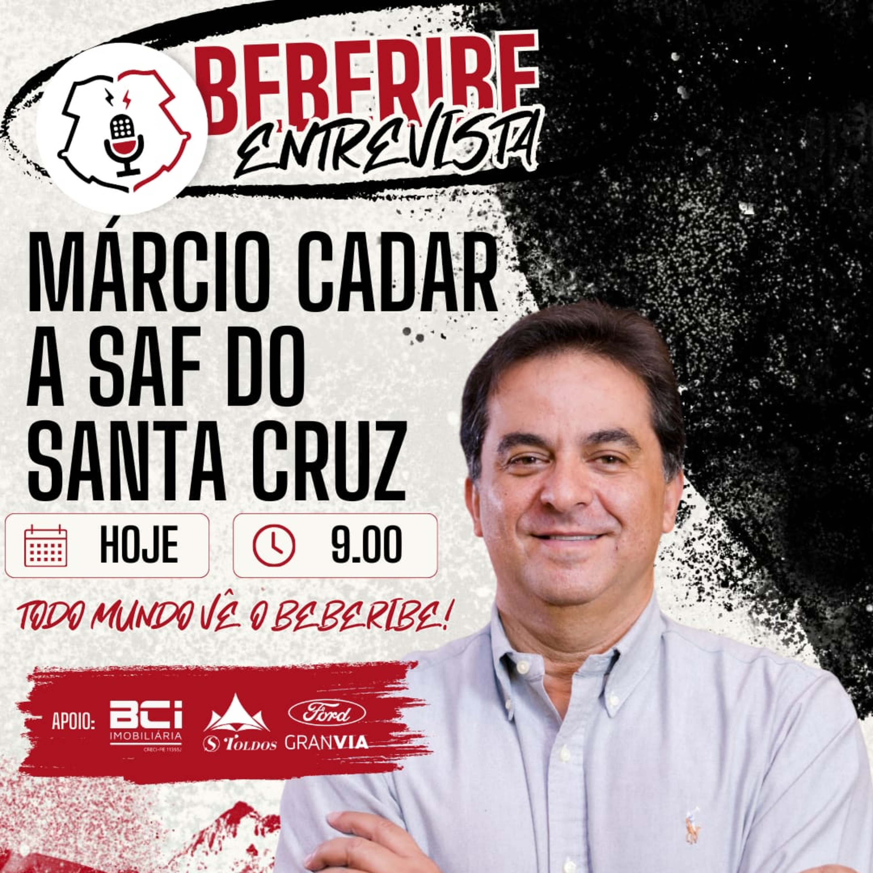 BEBERIBE ENTREVISTA - MÁRCIO CADAR, FALA DE DETALHES SOBRE A SAF DO SANTA CRUZ! episode artwork