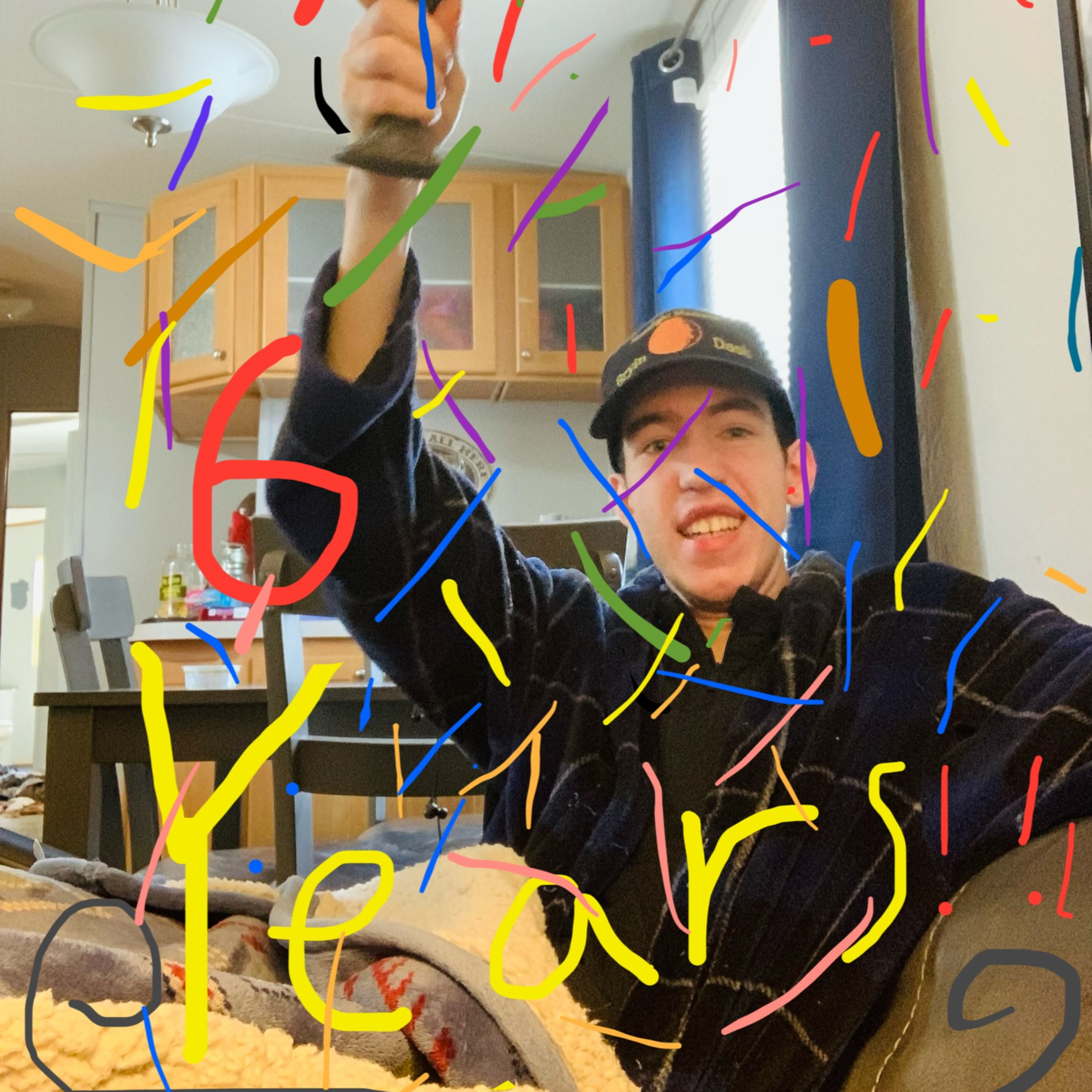 Happy New Year’s and it’s my six year anniversary episode artwork