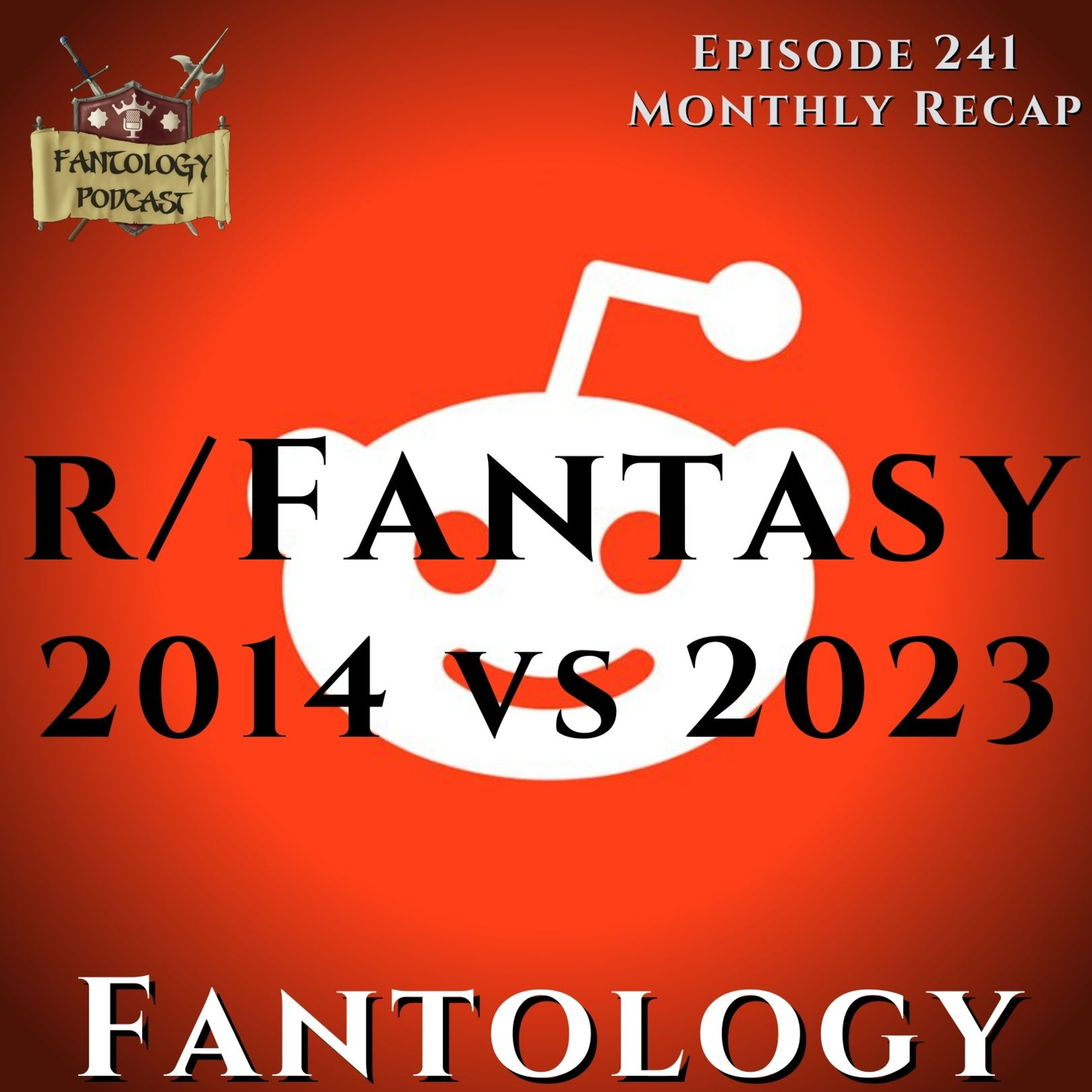 #241 r/fantasy Top Fantasy Books, 2014 vs 2023