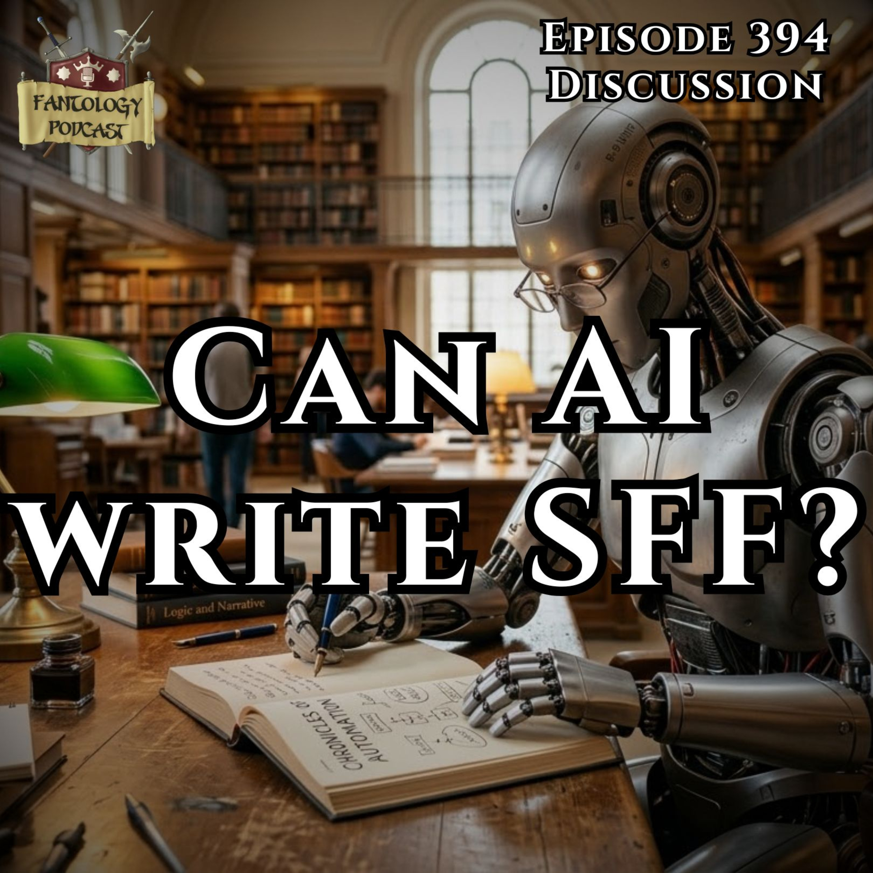 #394 The State of AI Writing in SFF episode artwork