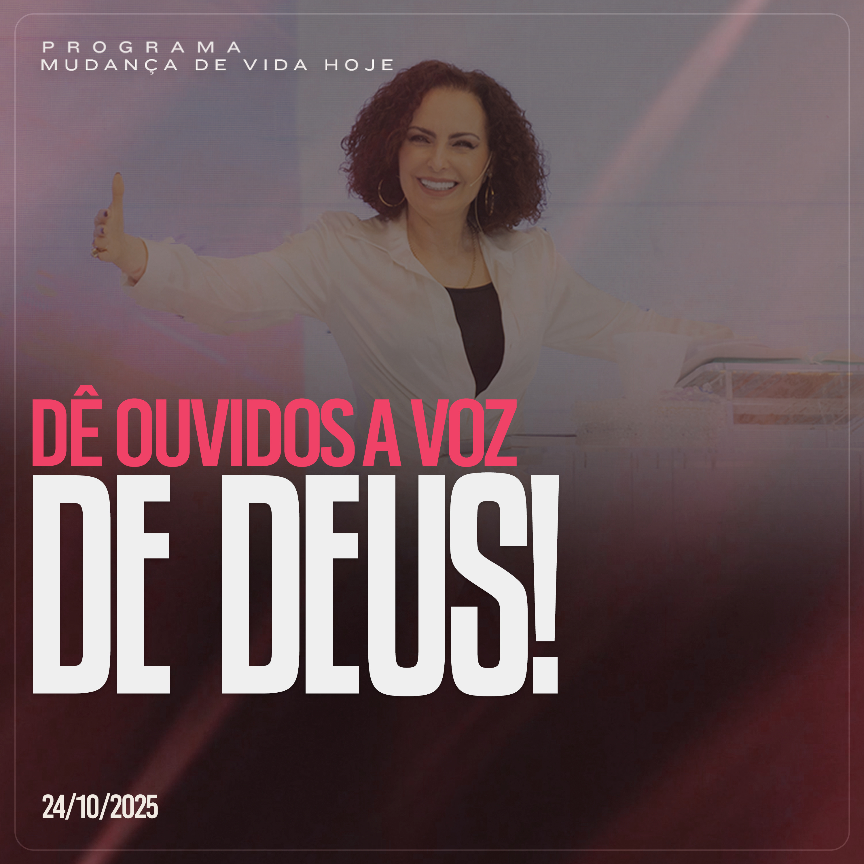 Dê ouvidos a voz de Deus!| Mudança de Vida Hoje episode artwork