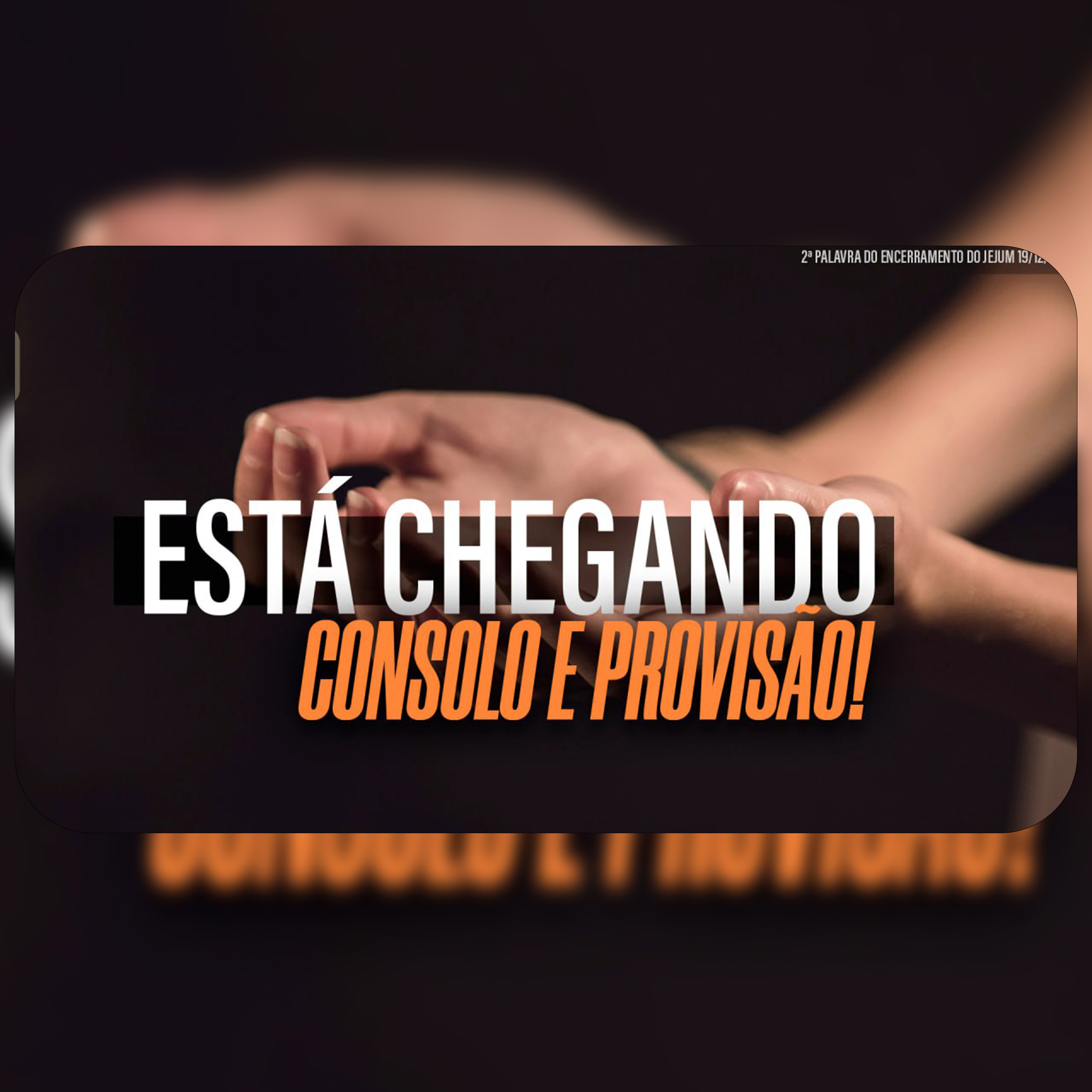 Está chegando consolo e provisão! | 2ª Palavra do Encerramento do Jejum - 19/12/2025 episode artwork