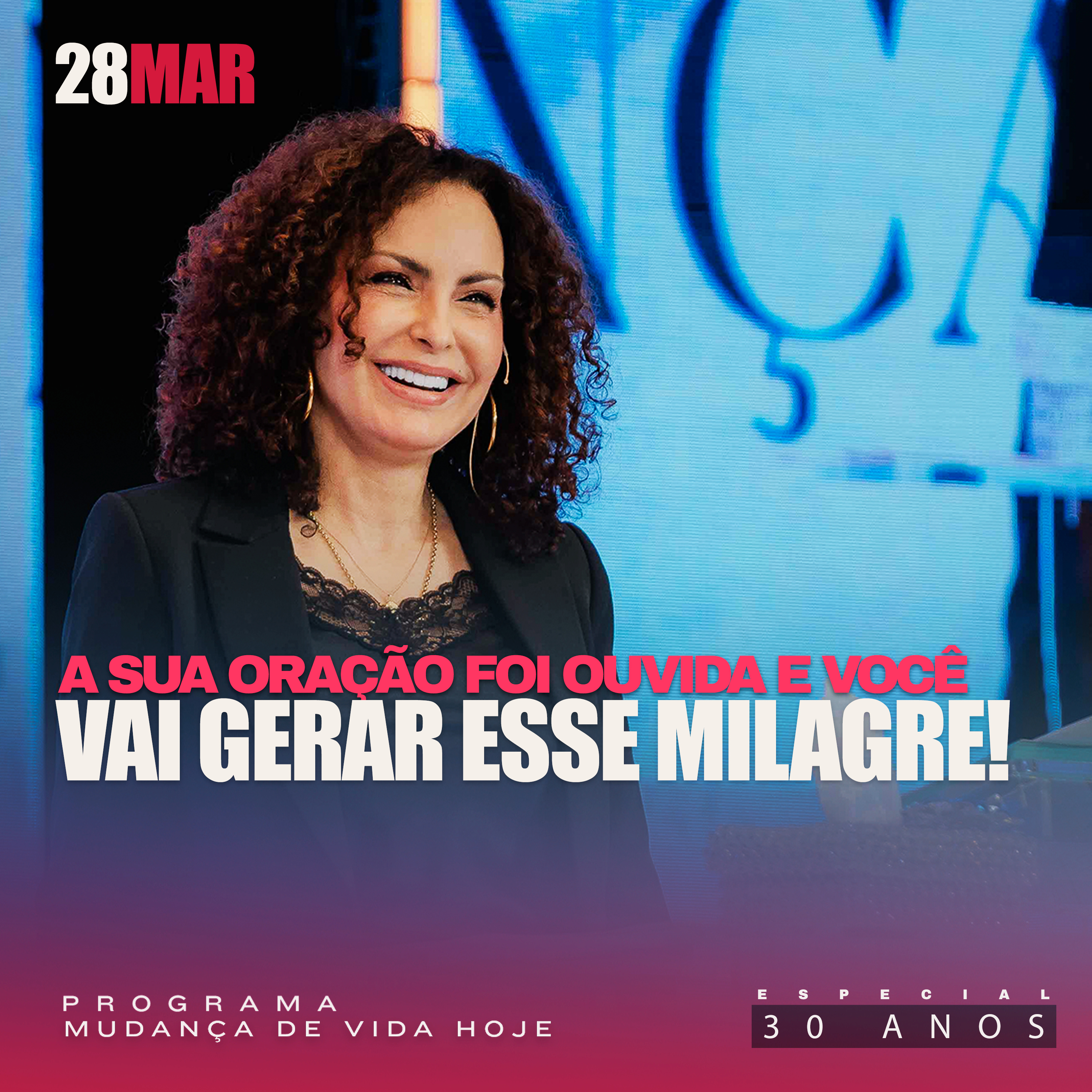 A sua oração foi ouvida e você vai gerar esse milagre! | Mudança de Vida Hoje | 30 anos episode artwork