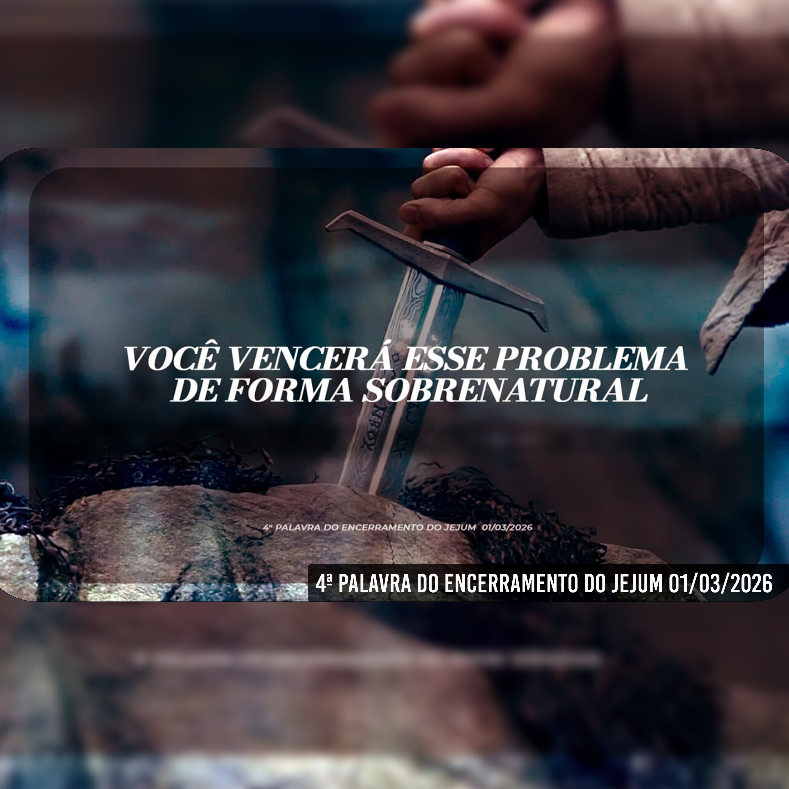 Você vencerá esse problema de forma sobrenatural | 4ª Palavra do Encerramento do Jejum 01/03/2026 episode artwork