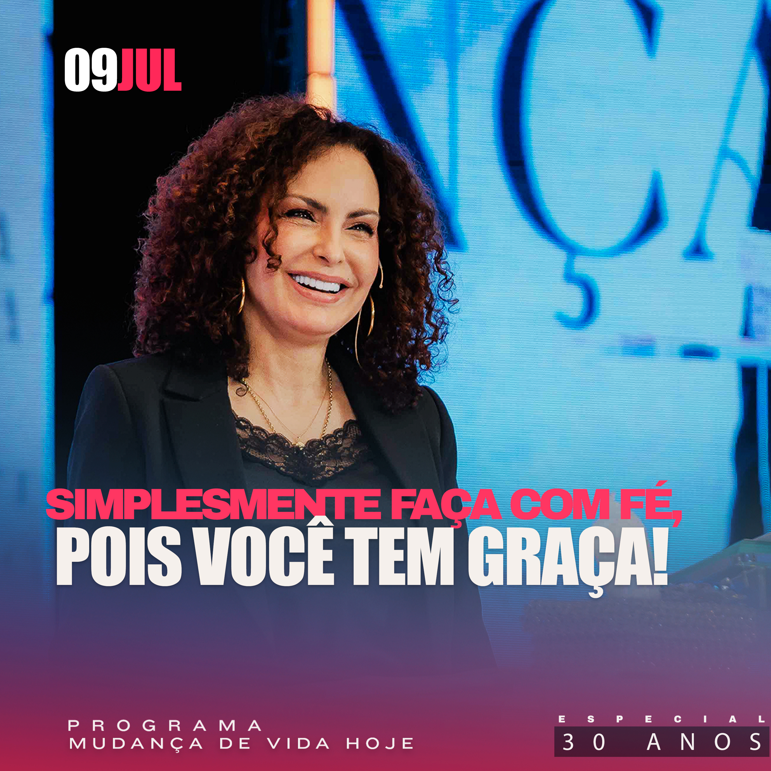 Simplesmente faça com fé, pois você tem graça! | Mudança de Vida Hoje | 30 anos episode artwork