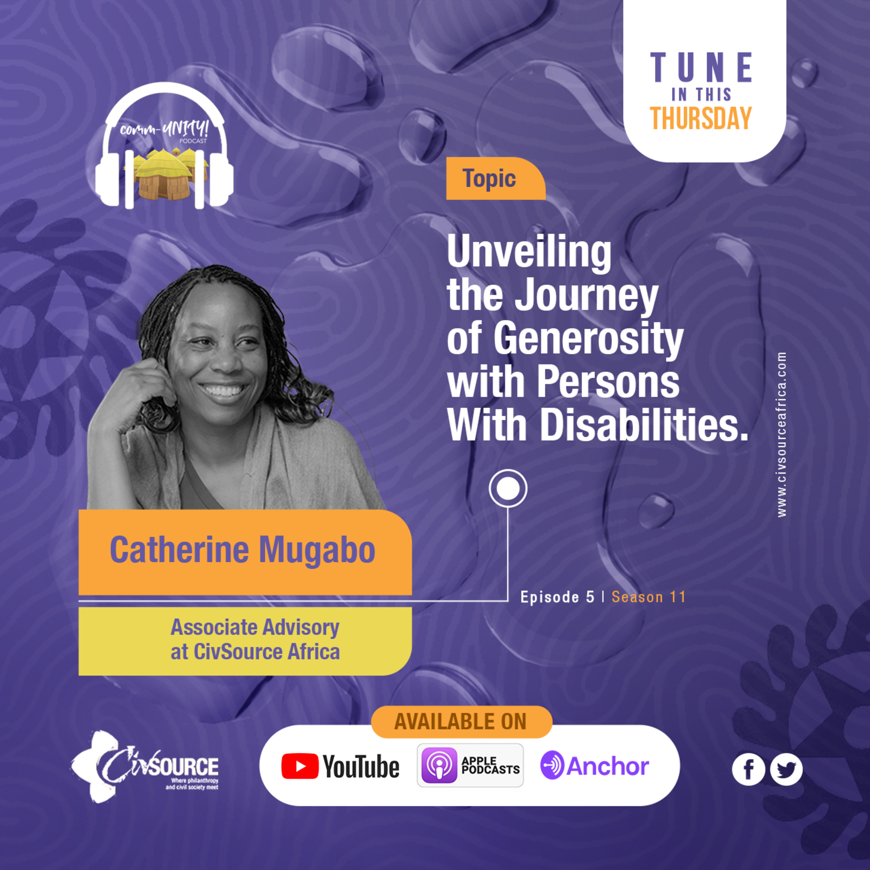 Comm-UNITY! | Season 11 | Episode 5 | Unveiling the Journey of Generosity with Persons With Disabilities episode artwork