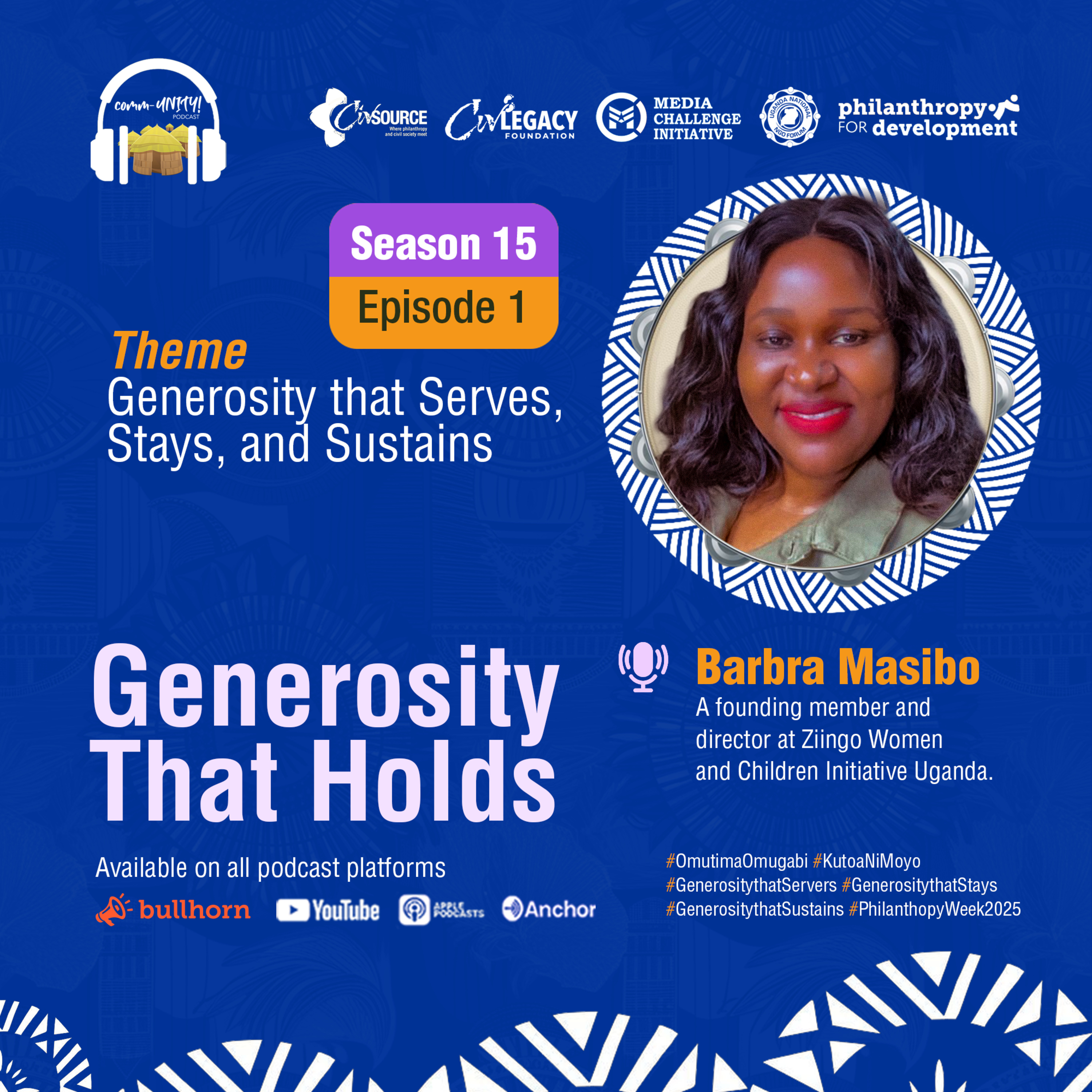  comm-UNITY! | Season 15 | Episode 1 | Generosity That Holds episode artwork