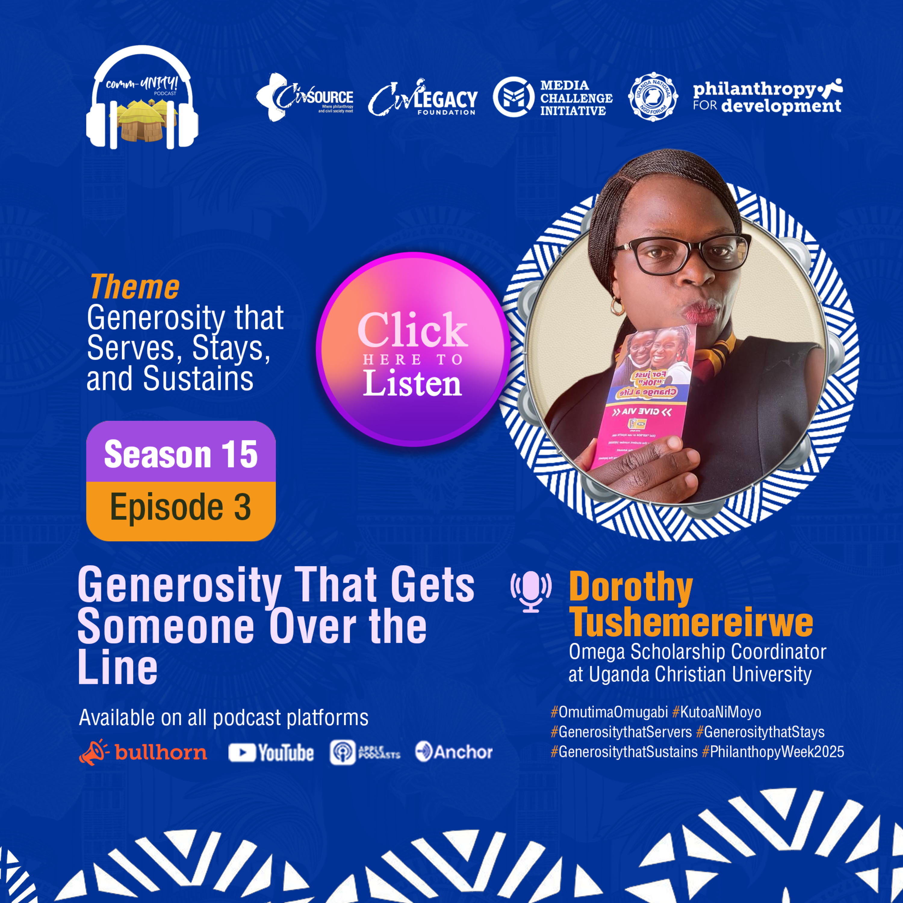  comm-UNITY! | Season 15 | Episode 3 |Generosity That Gets Someone Over the Line episode artwork