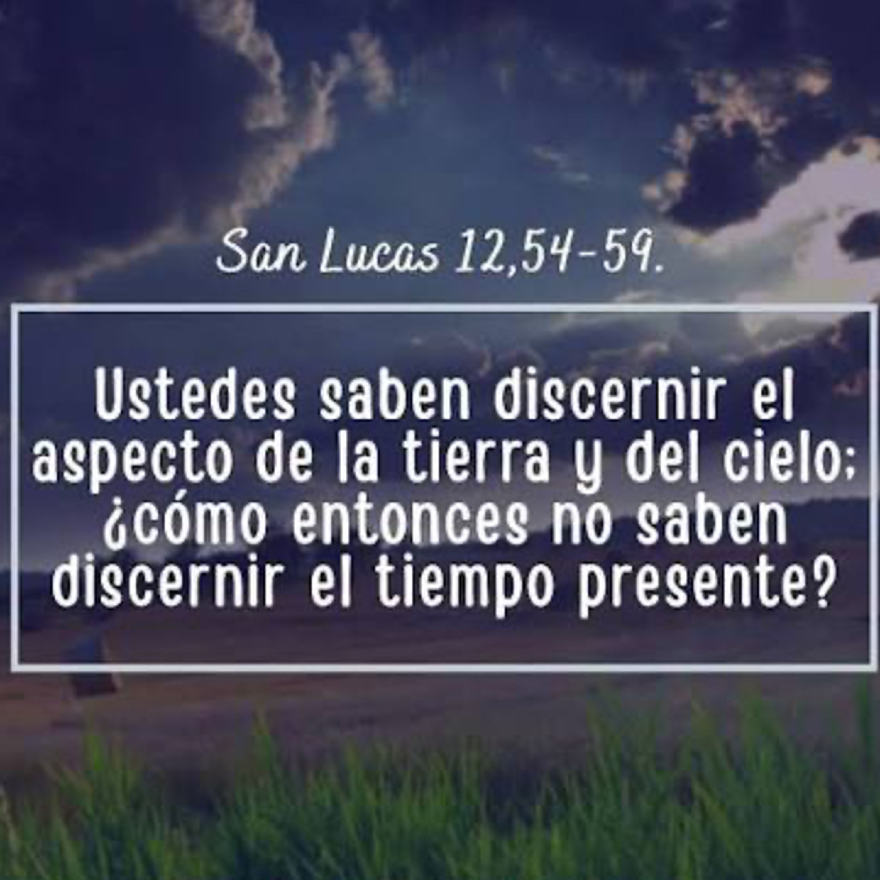 Evangelio del Viernes 24 de Octubre. Lucas 12,54-59