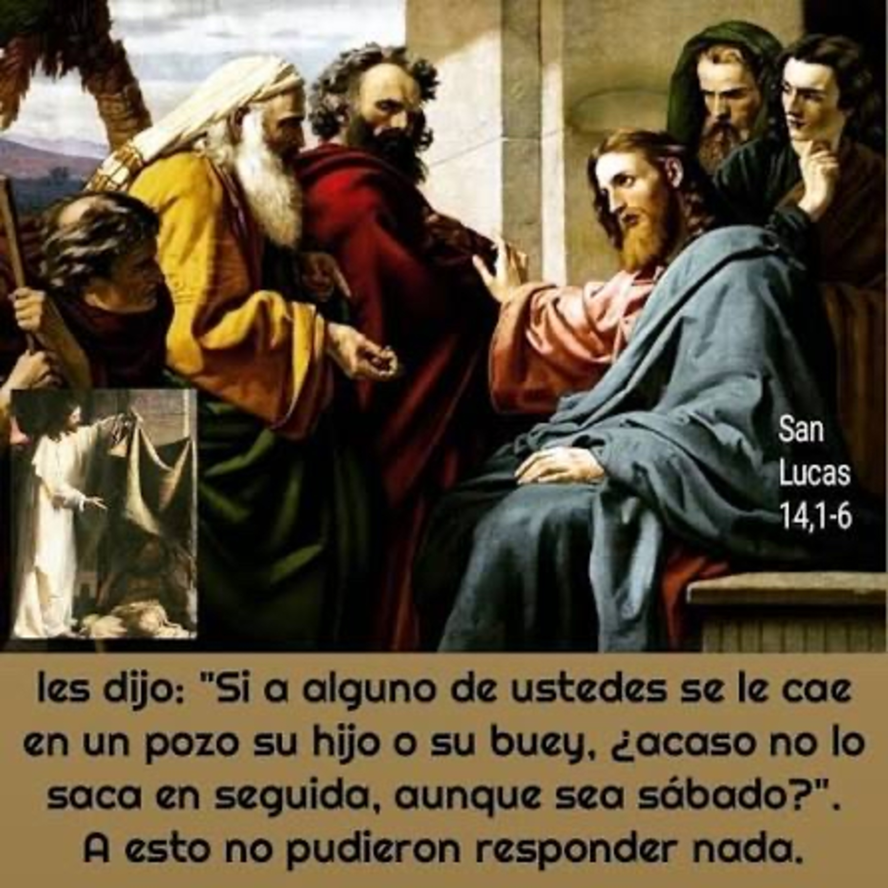 Evangelio del Viernes 31 de Octubre. Lucas 14,1-6