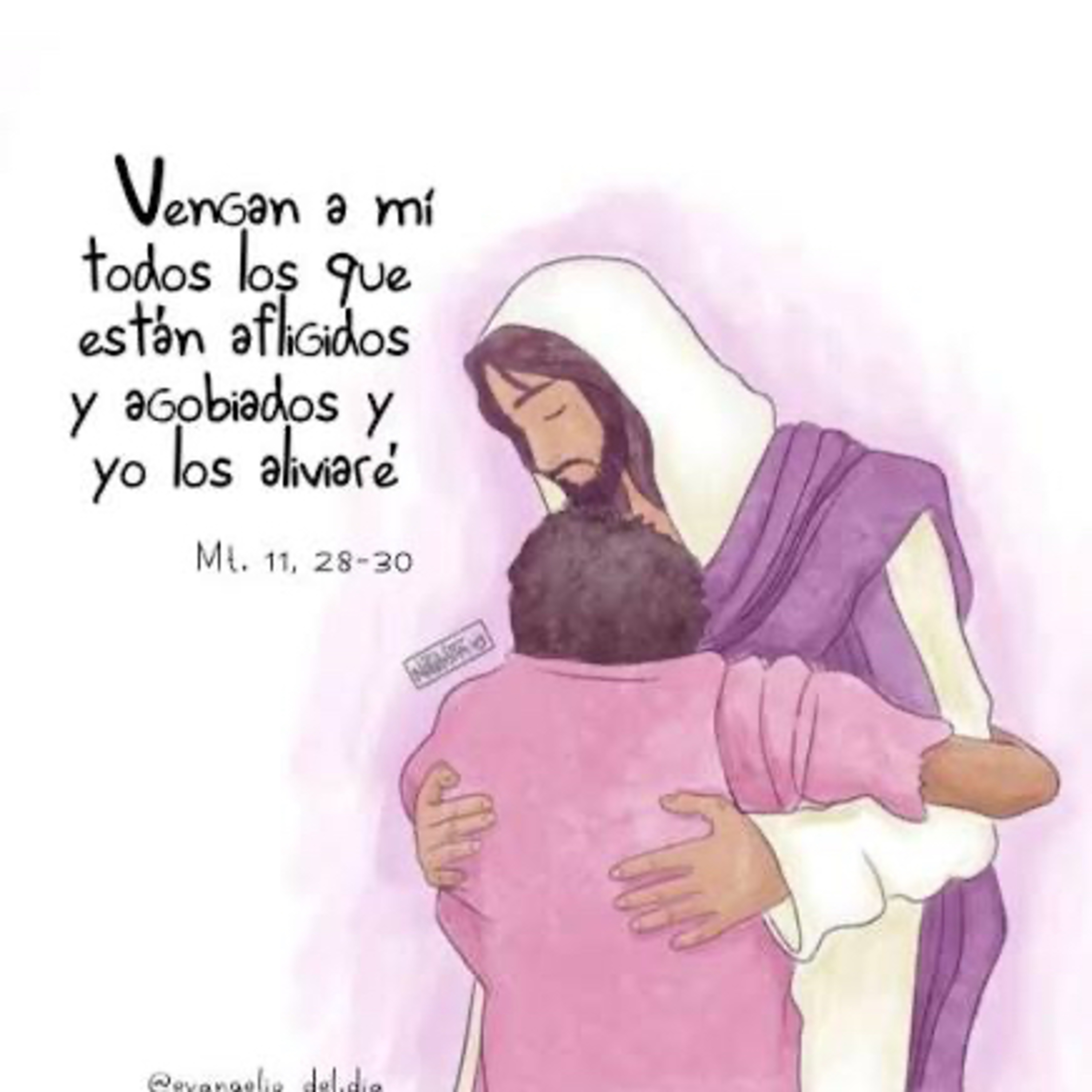 Evangelio del Miércoles 10 de Diciembre. Mateo 11,28-30