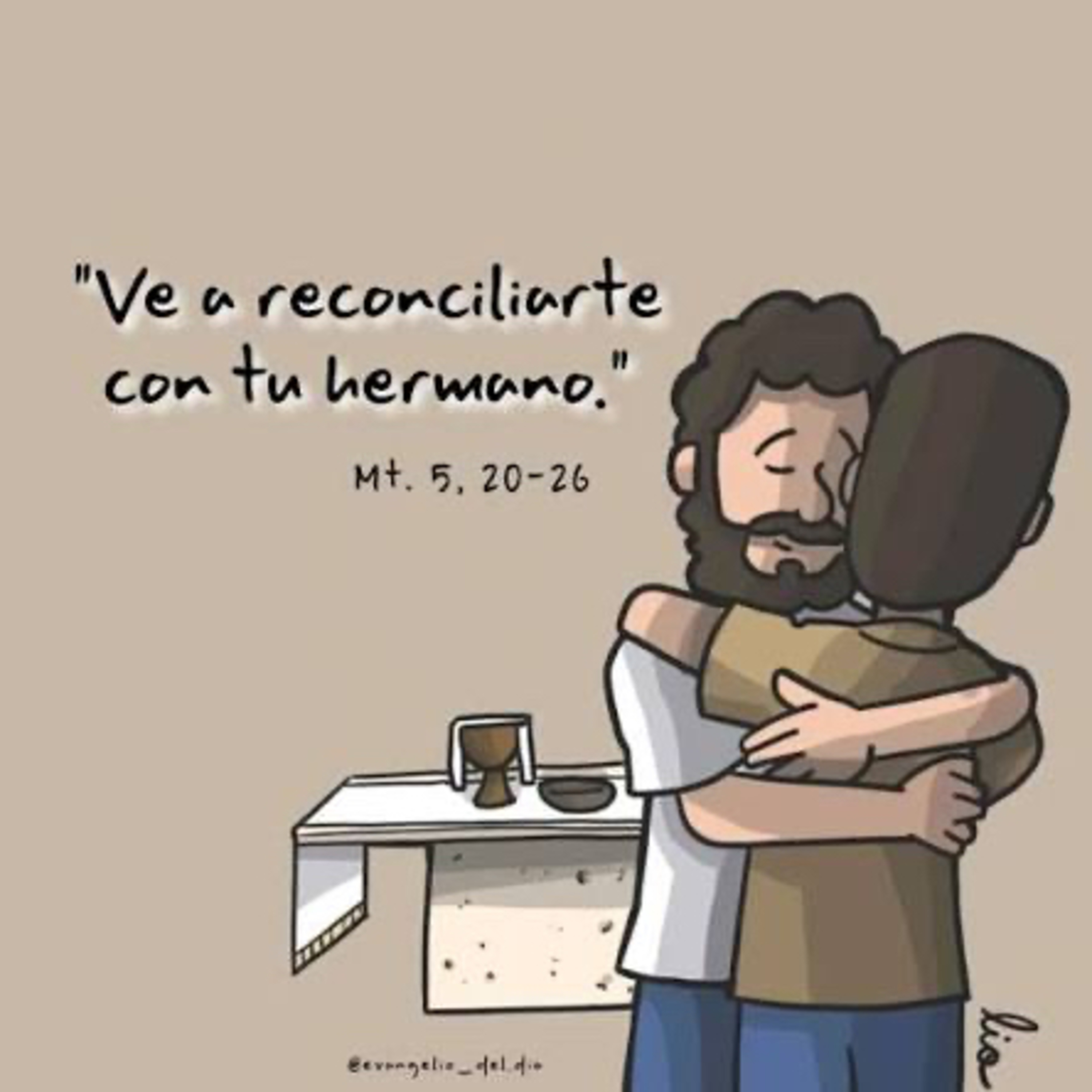 Evangelio del Viernes 27 de Febrero. Mateo 5,20-26