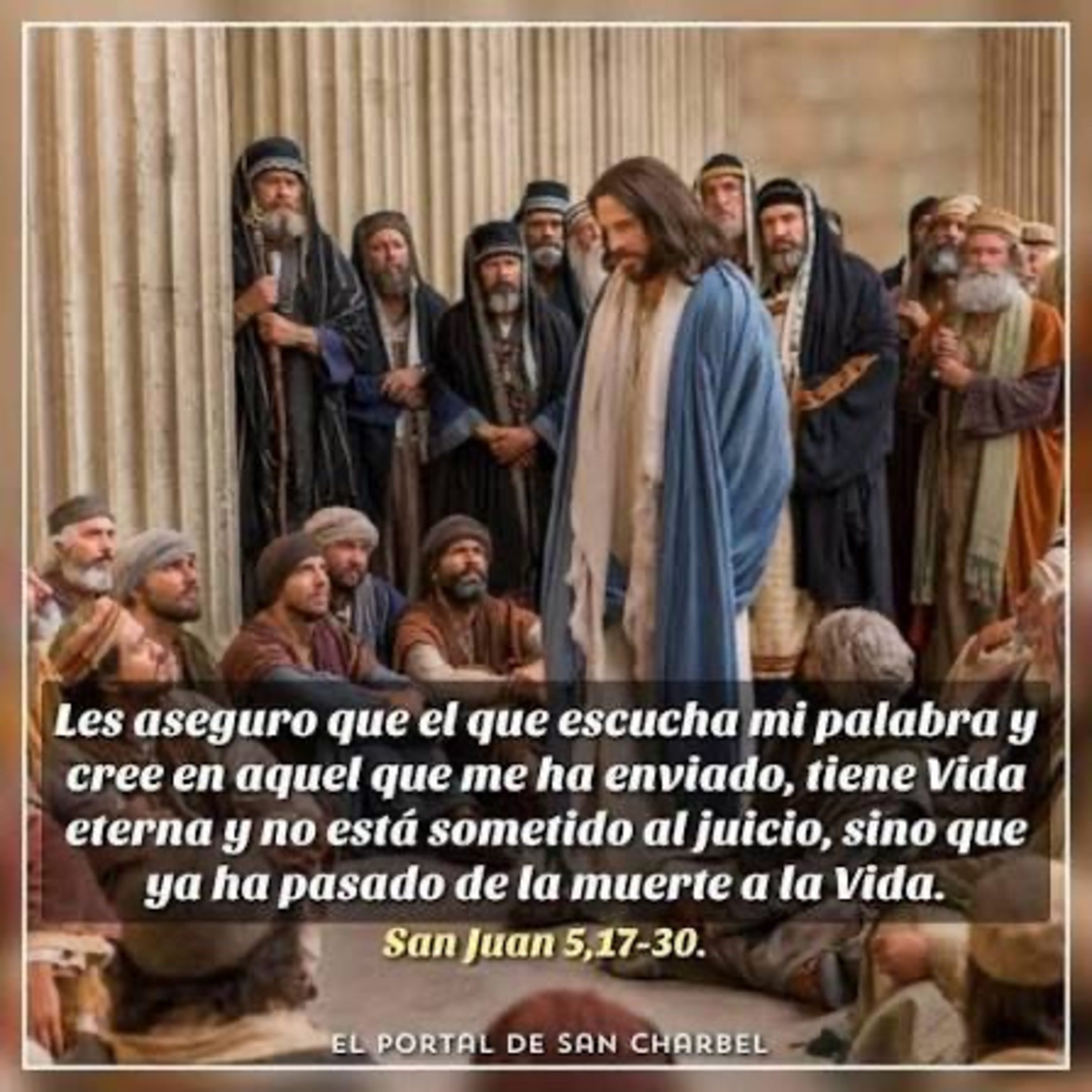 Evangelio del Miércoles 18 de Marzo. Juan 5,17-30