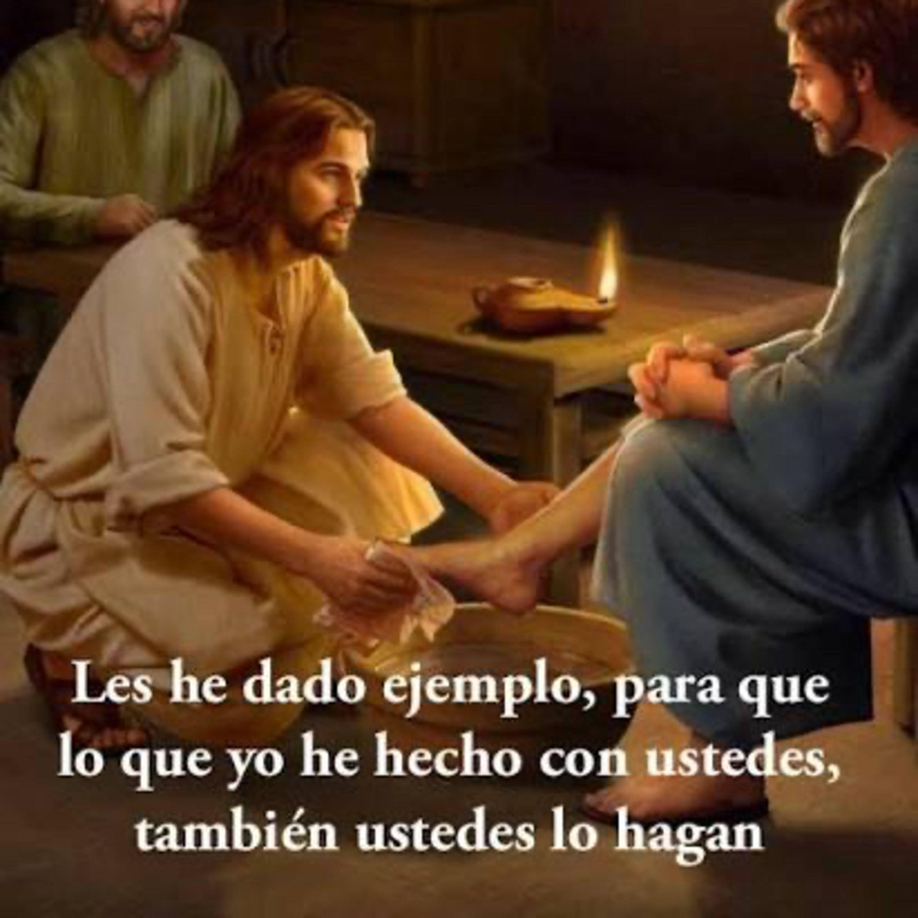 Evangelio del Jueves 2 de Abril. Jueves Santo. Juan 13,1-15.