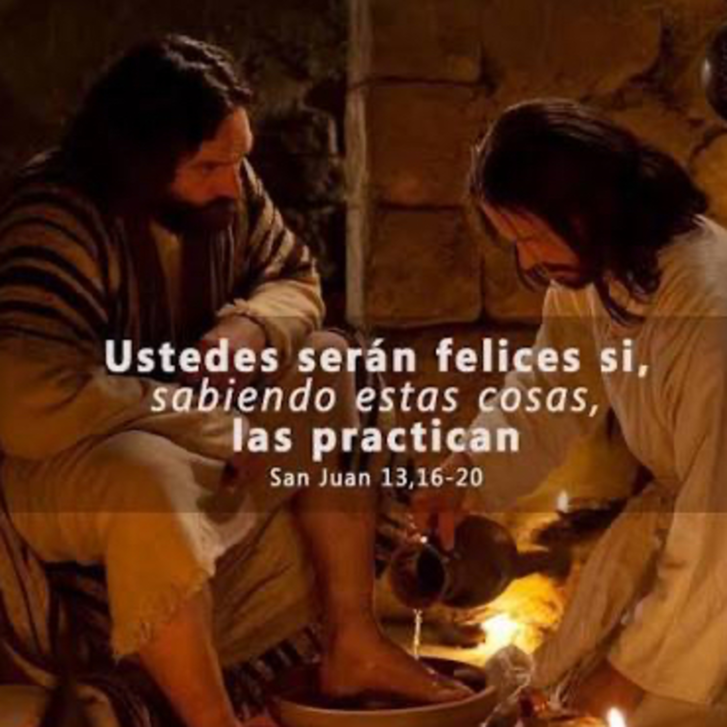Evangelio del Jueves 30 de Abril. Juan 13,16-20