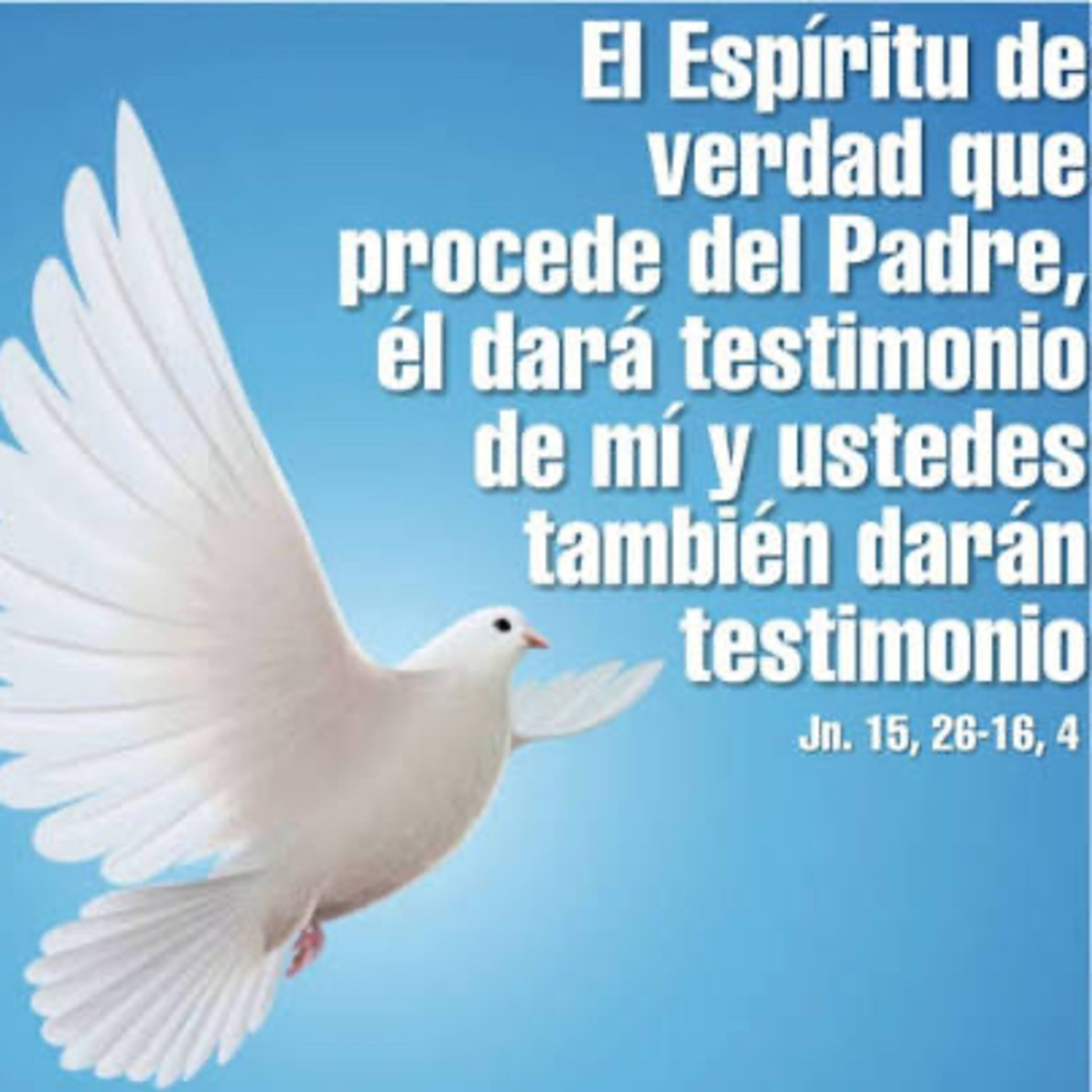 Evangelio del Lunes 11 de Mayo. Juan 15,26-27.16,1-4a.
