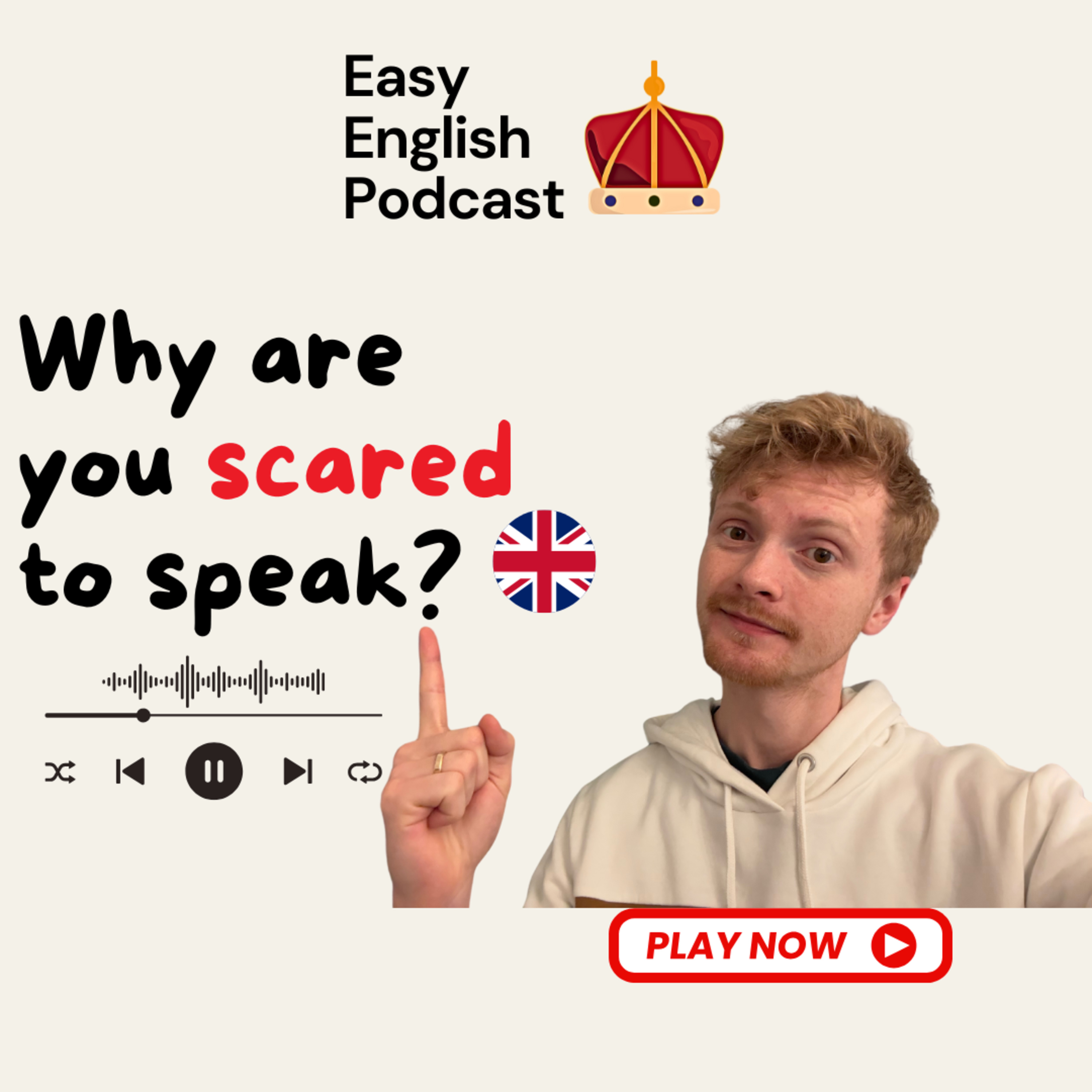 Why Are You Scared to Speak English? | Easy English Podcast episode artwork